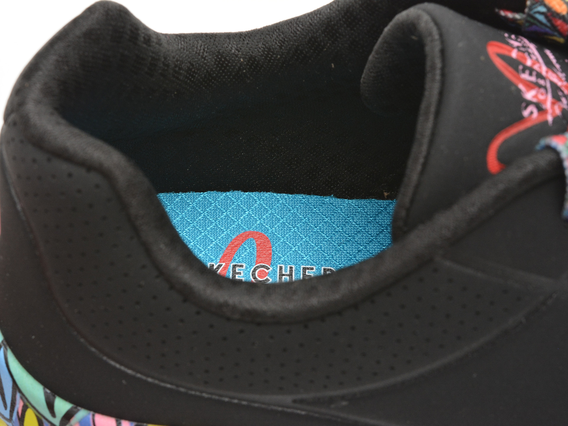 Pantofi sport SKECHERS negri, UNO LITE, din piele ecologica