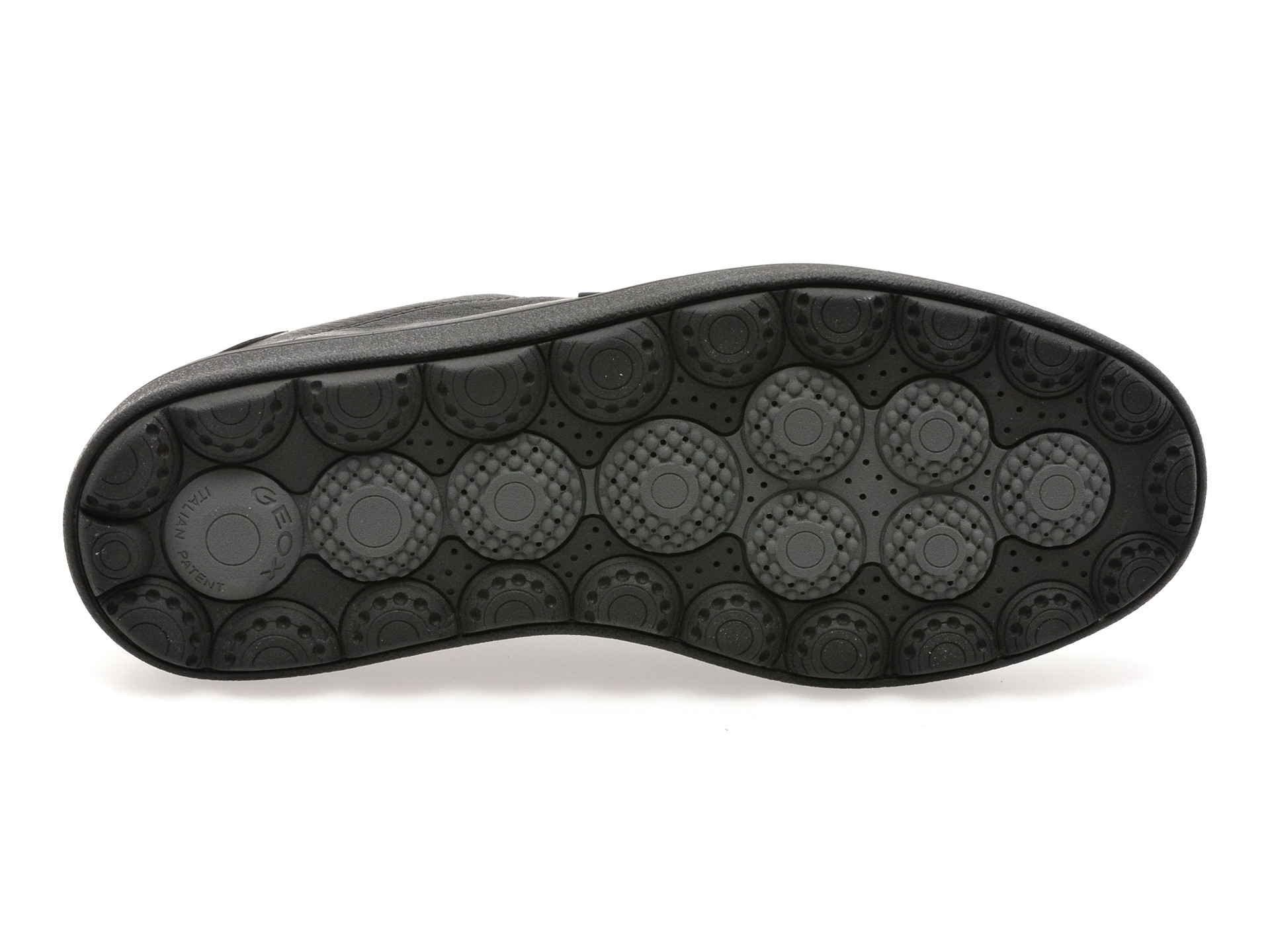 Pantofi sport GEOX negri, U56LUC, din piele naturala