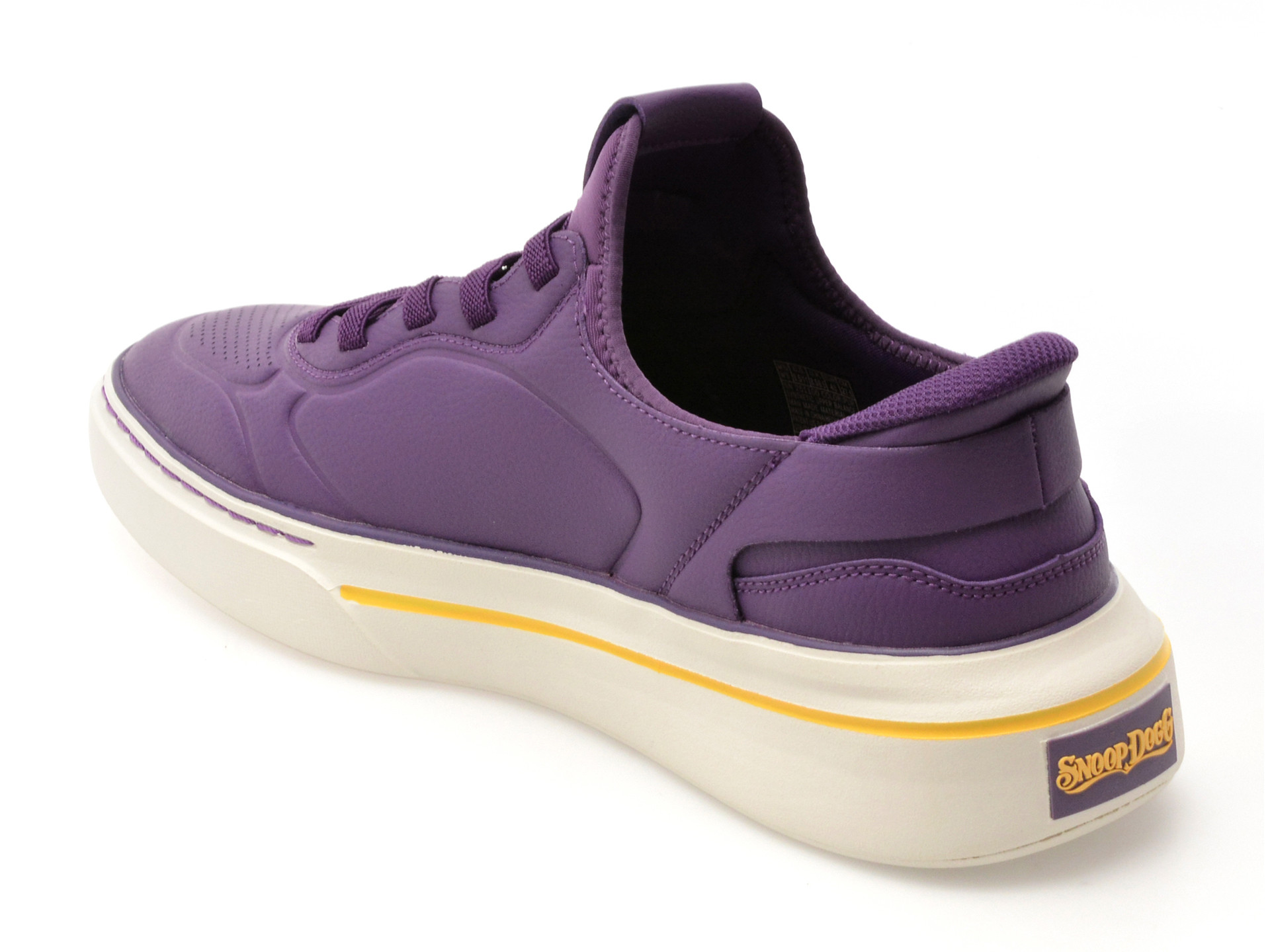 Pantofi sport SKECHERS mov, SNOOP ONE, din piele ecologica