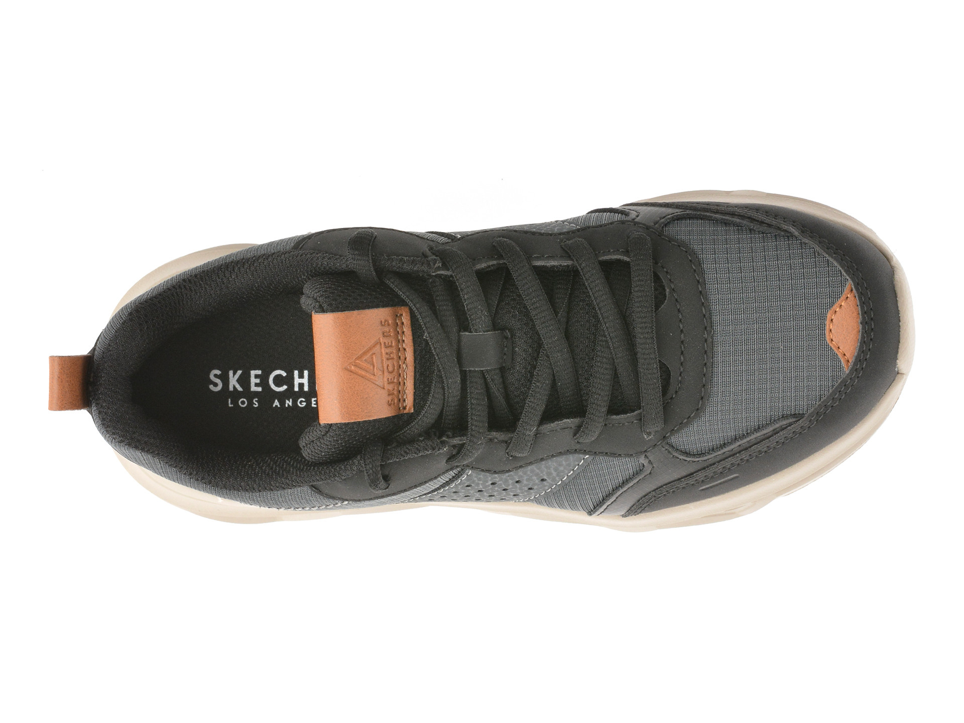 Pantofi sport SKECHERS negri, SKX 1121, din material textil