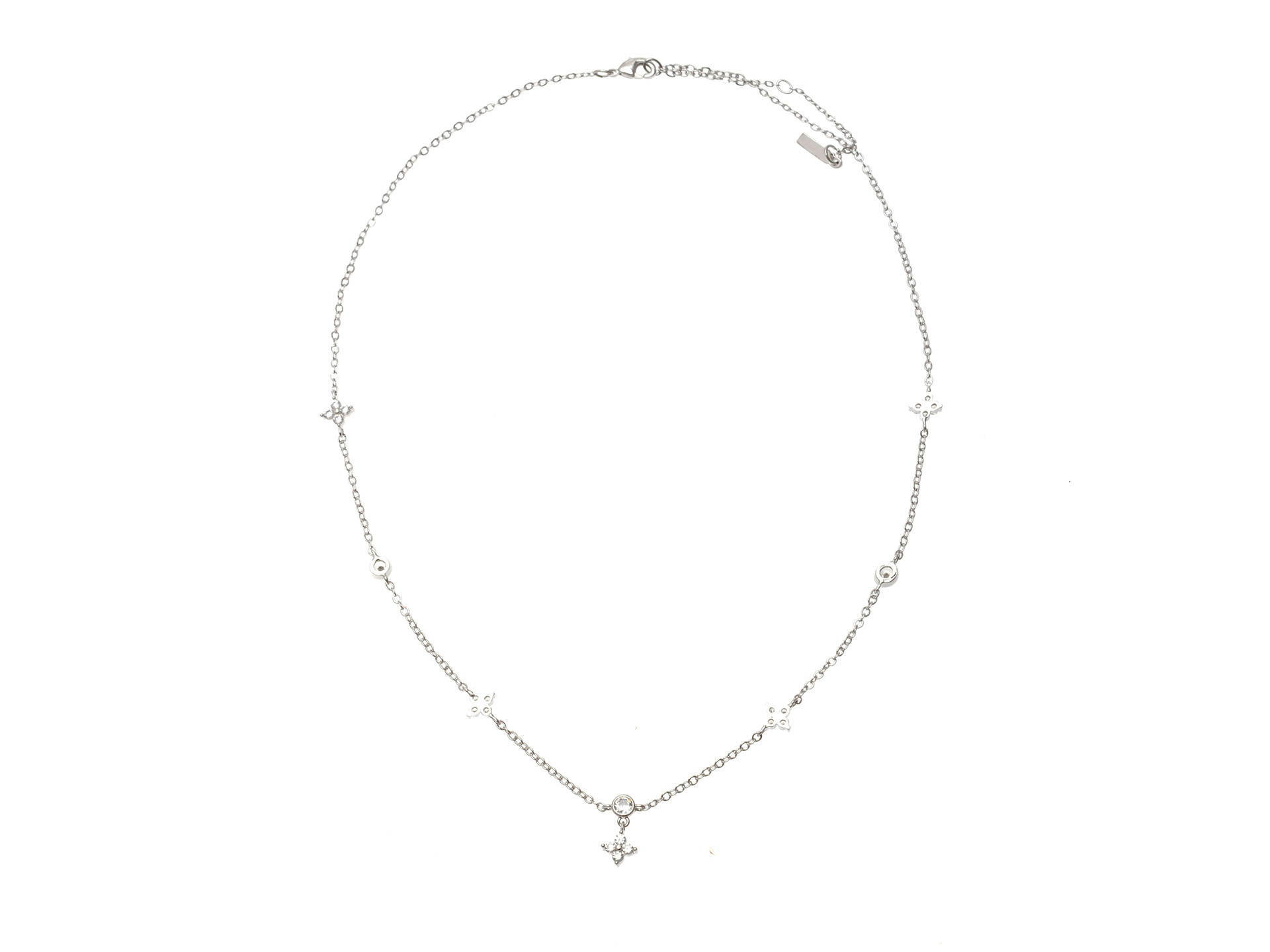 Colier ALDO argintiu, NANARYN 973, din metal