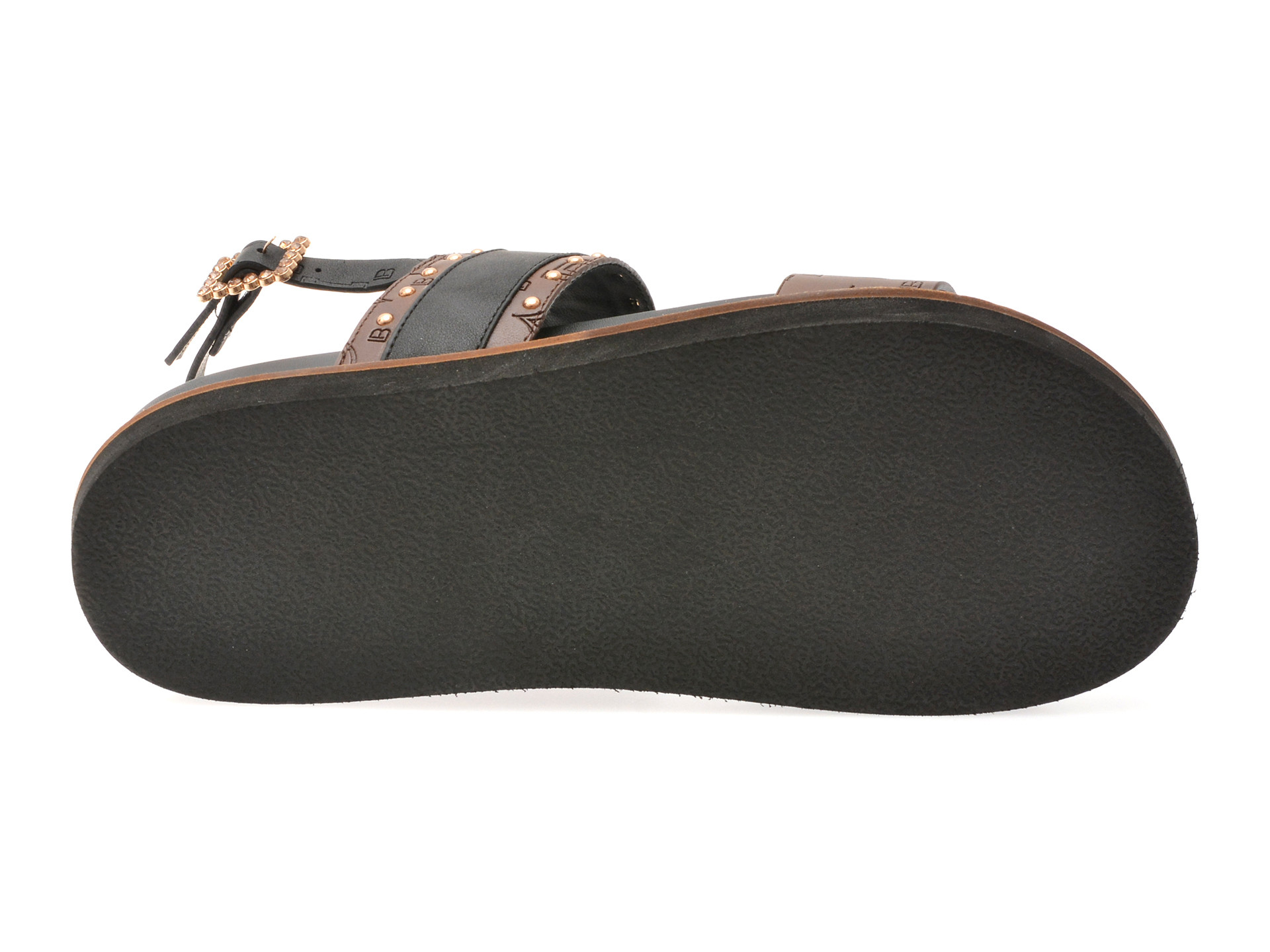 Sandale LAURA BIAGIOTTI maro, 9078, din piele ecologica