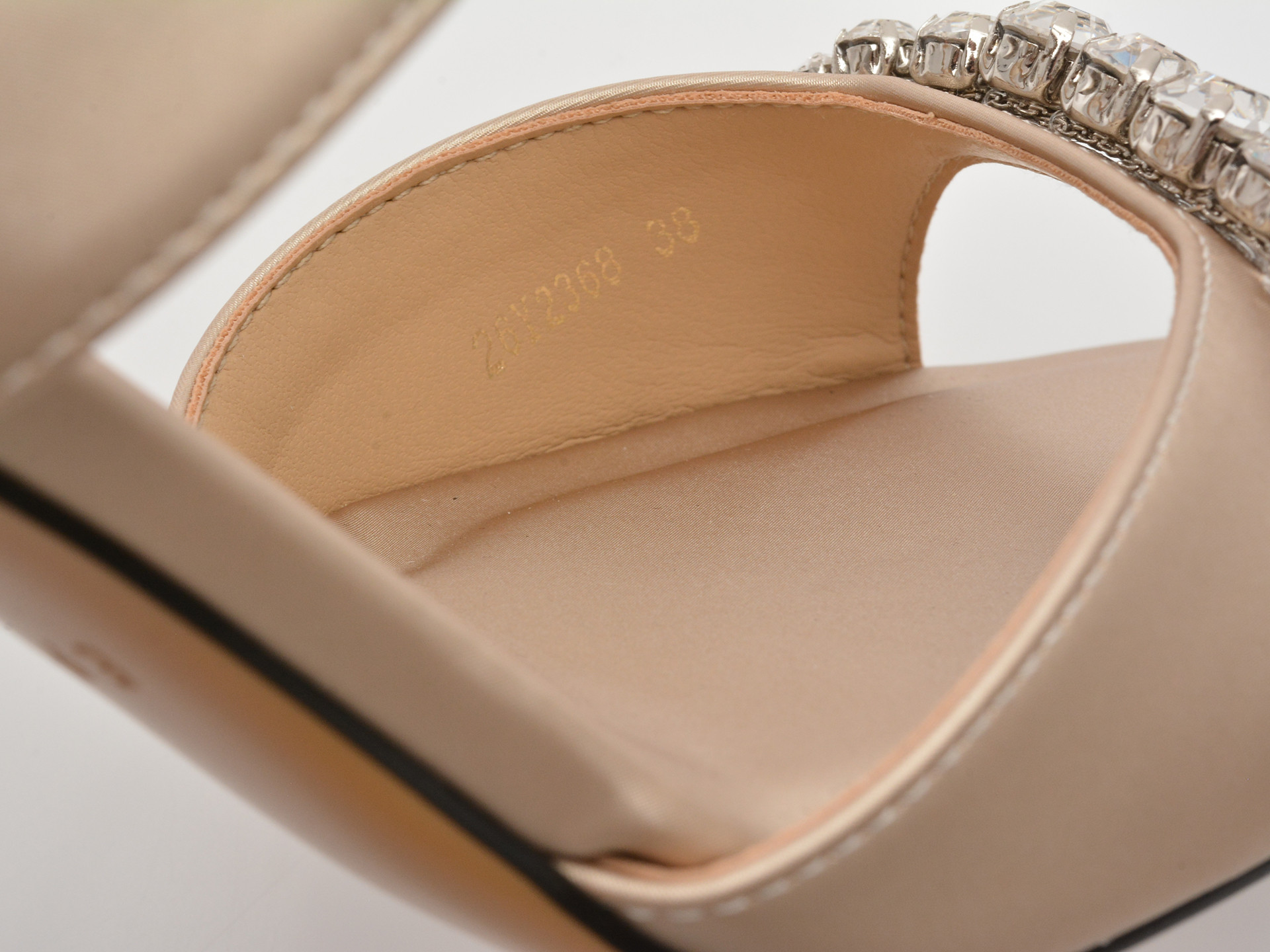 Papuci EPICA aurii, 2368, din material textil