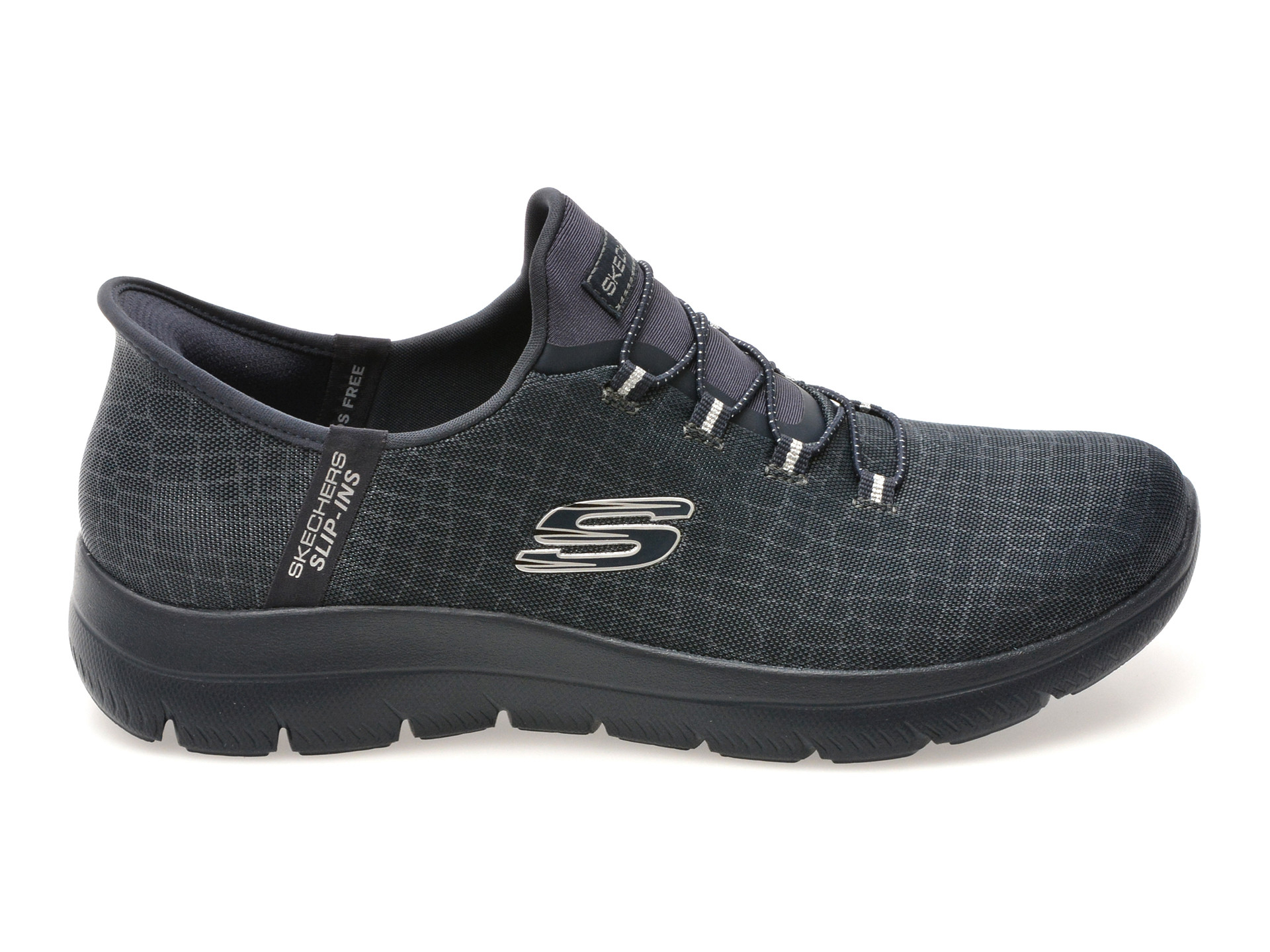 Pantofi sport SKECHERS bleumarin, SUMMITS, din material textil