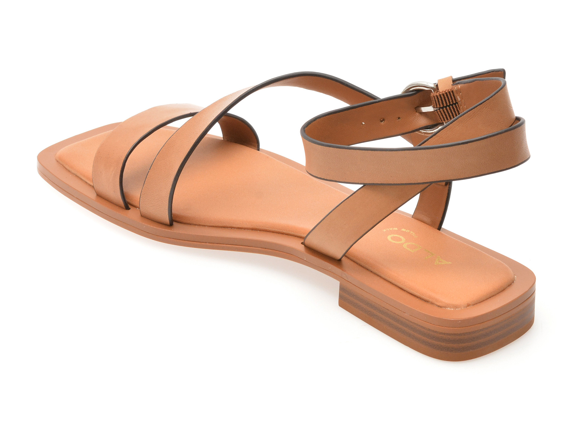 Sandale ALDO maro, GRUGAR 230, din piele naturala