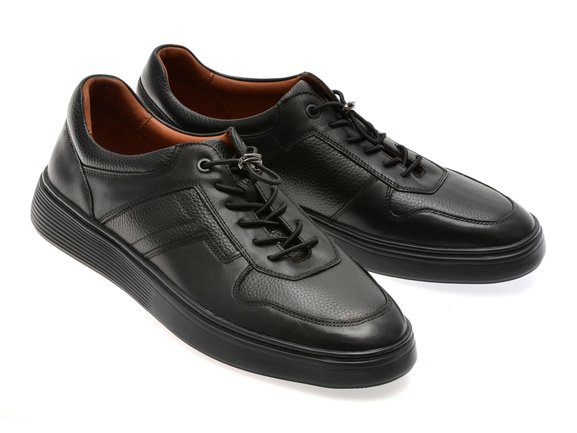 Pantofi sport epica negri mu115 din piele naturala