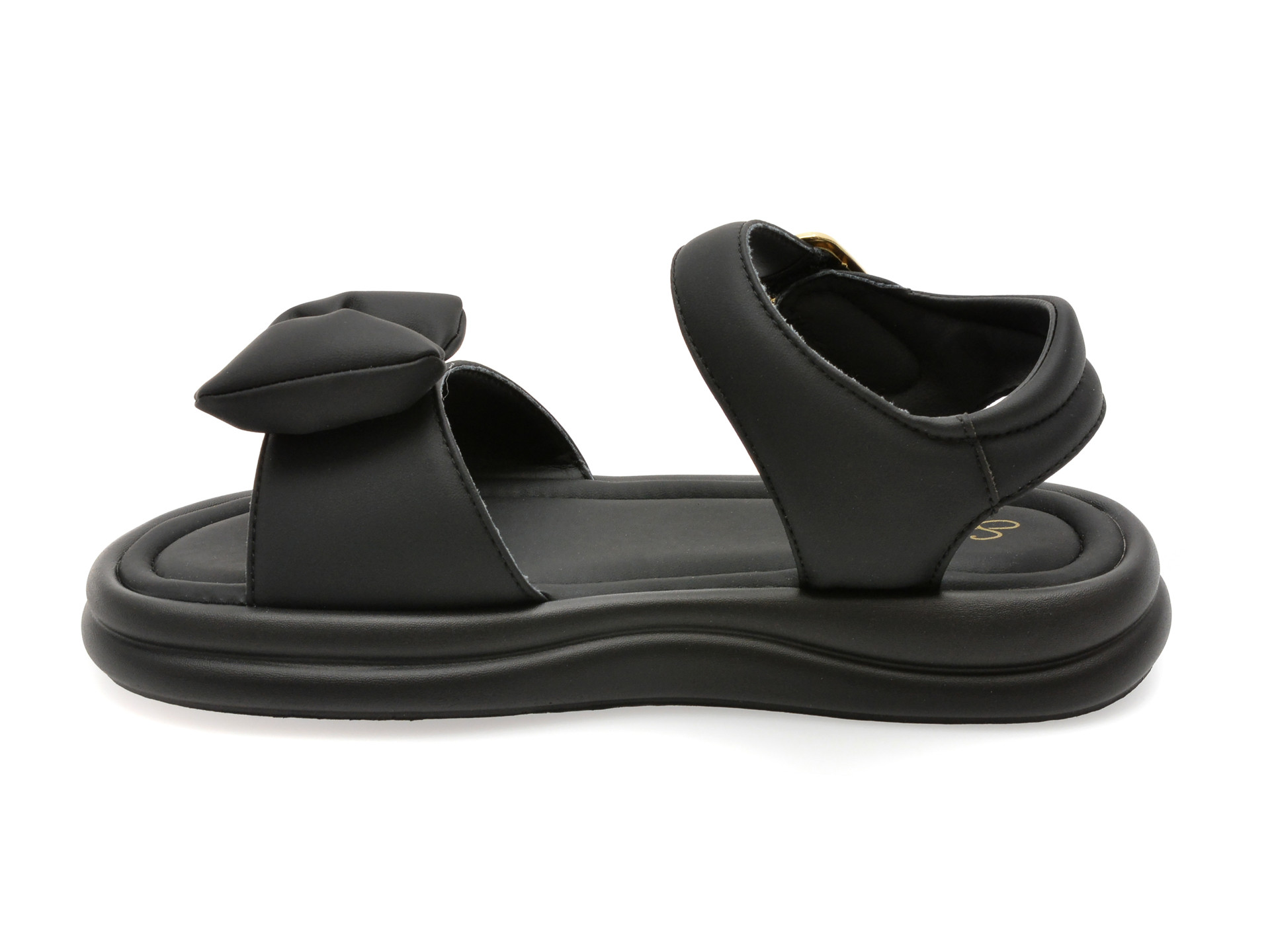 Sandale SELECTION KIDS negre, 25808, din piele ecologica