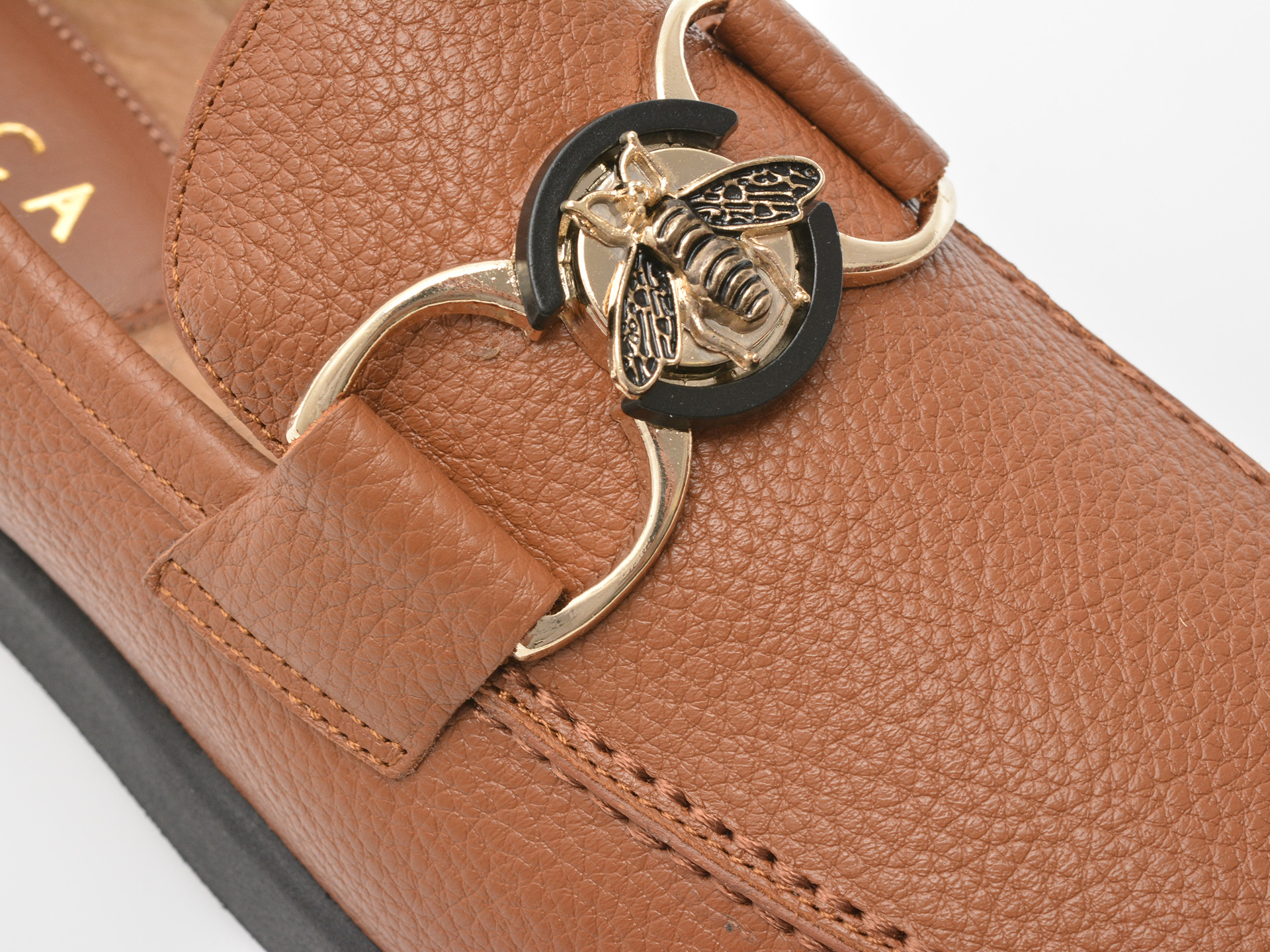 Mocasini EPICA maro, 31110, din piele naturala