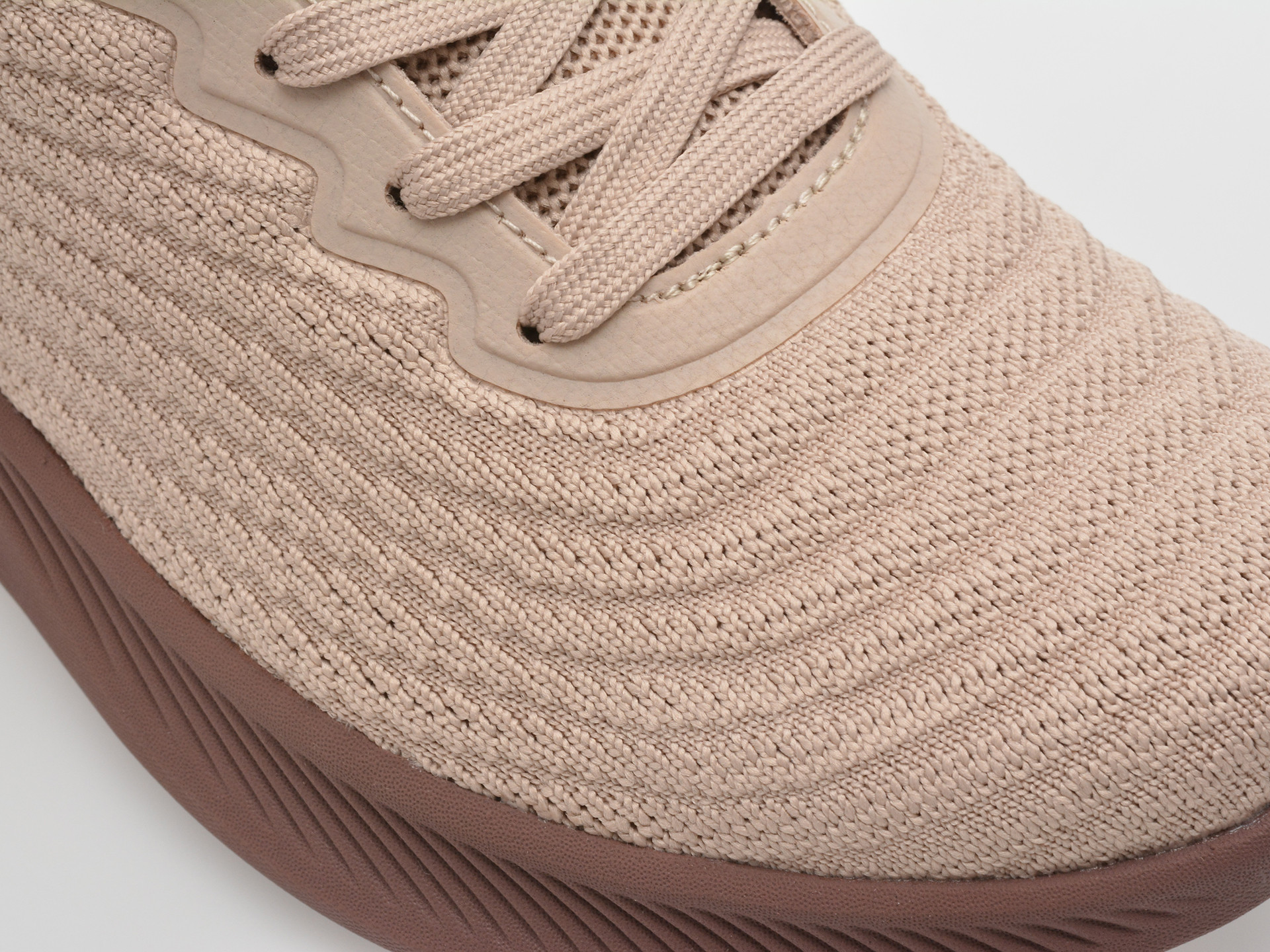 Pantofi sport SKECHERS nude, BOBS MODA FLEX, din material textil
