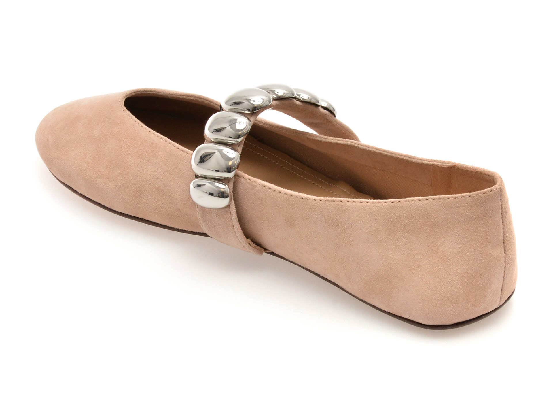 Balerini ALDO bej, FIGGIS 274, din piele intoarsa