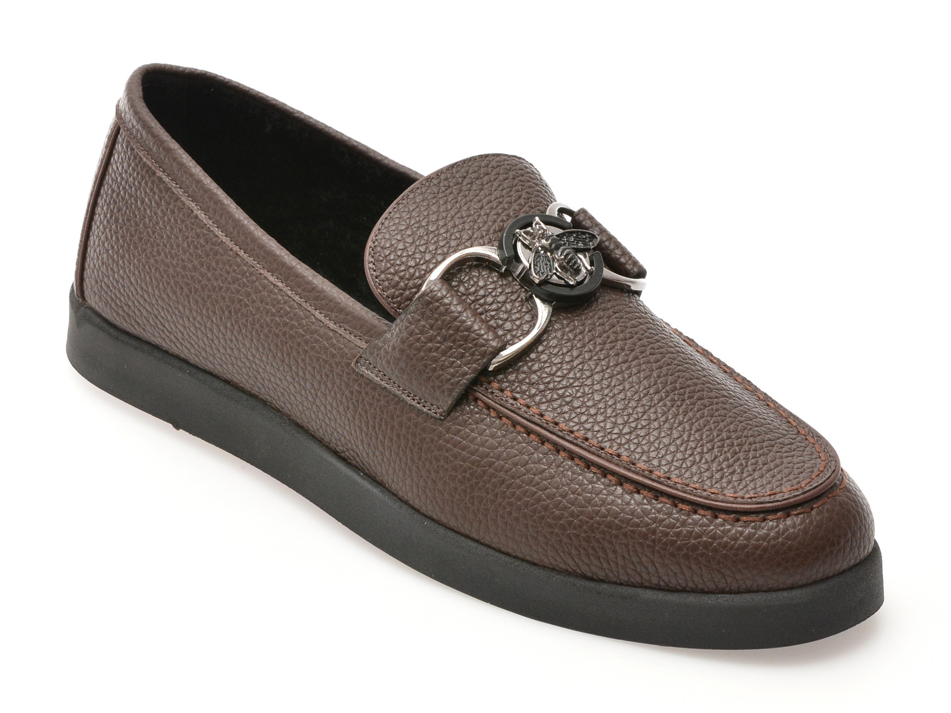 Mocasini EPICA maro, 31110, din piele naturala