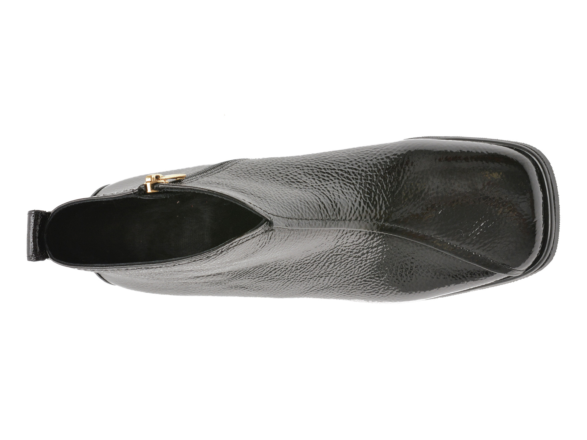 Ghete EPICA negre, 2771039, din piele naturala lacuita