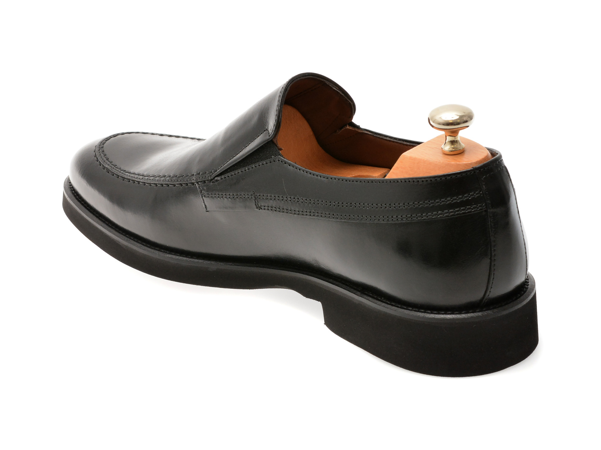 Mocasini eleganti LE COLONEL negri, 44738, din piele naturala