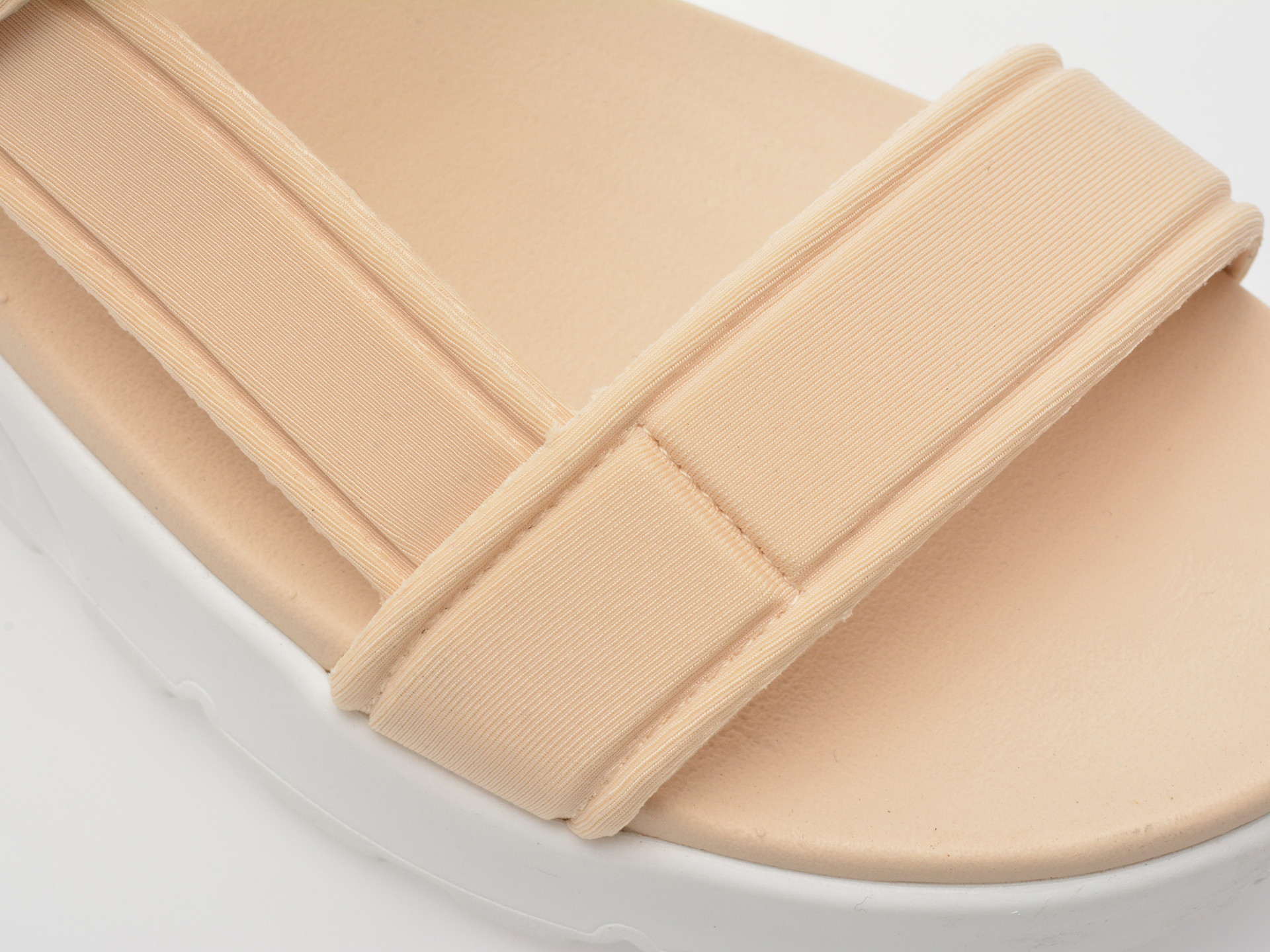 Sandale SKECHERS bej, UNO, din piele ecologica