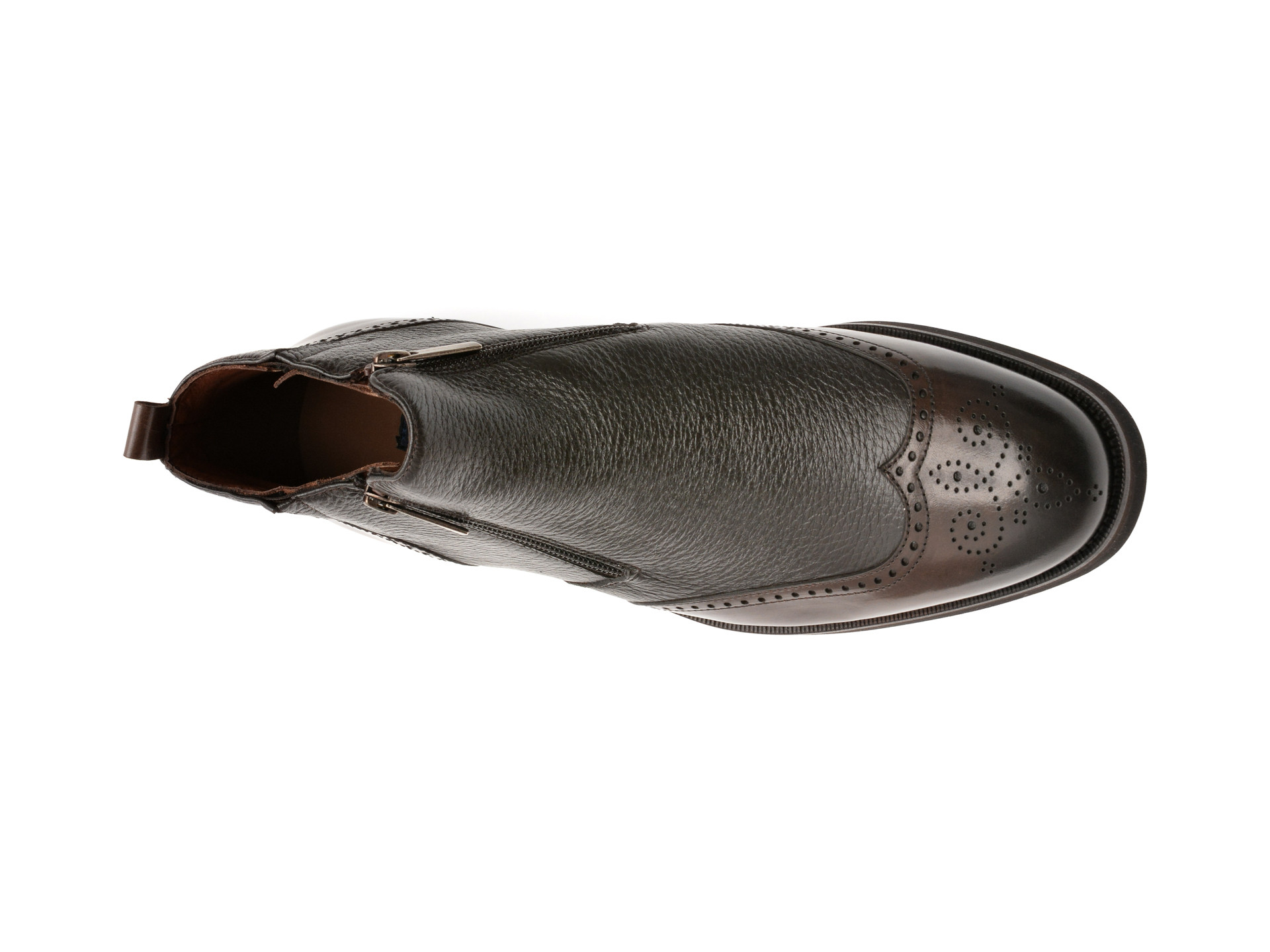 Ghete elegante LE COLONEL maro, 40940, din piele naturala