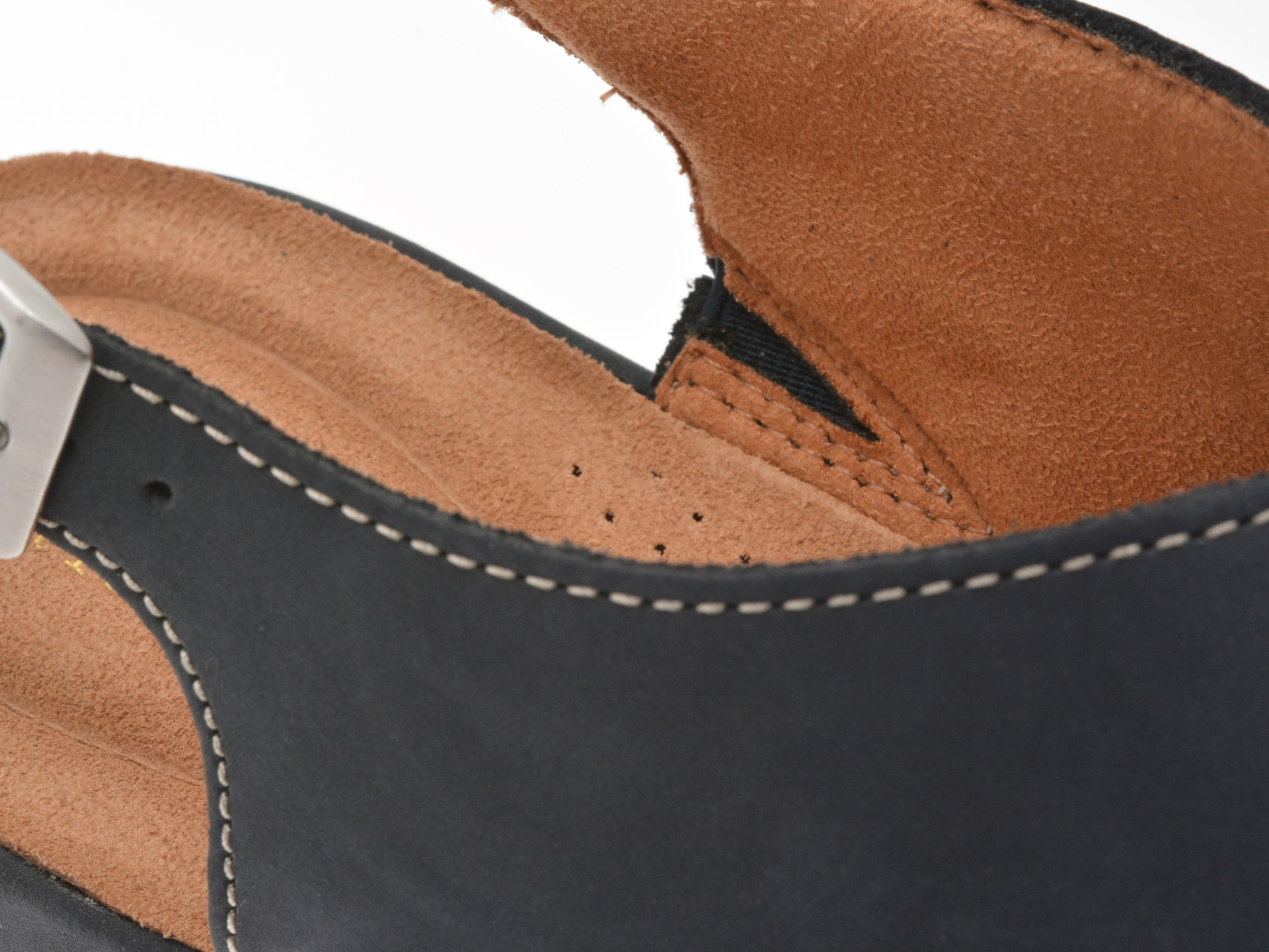 Sandale CLARKS bleumarin, KASSSTE, din nabuc