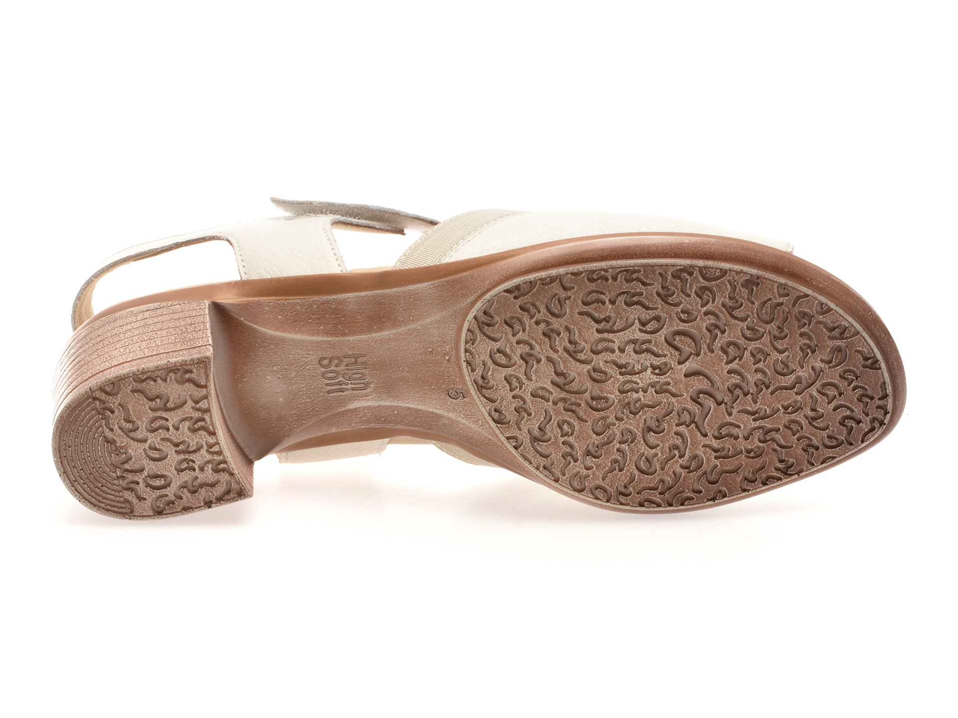 Sandale ARA albe, 35730, din piele naturala