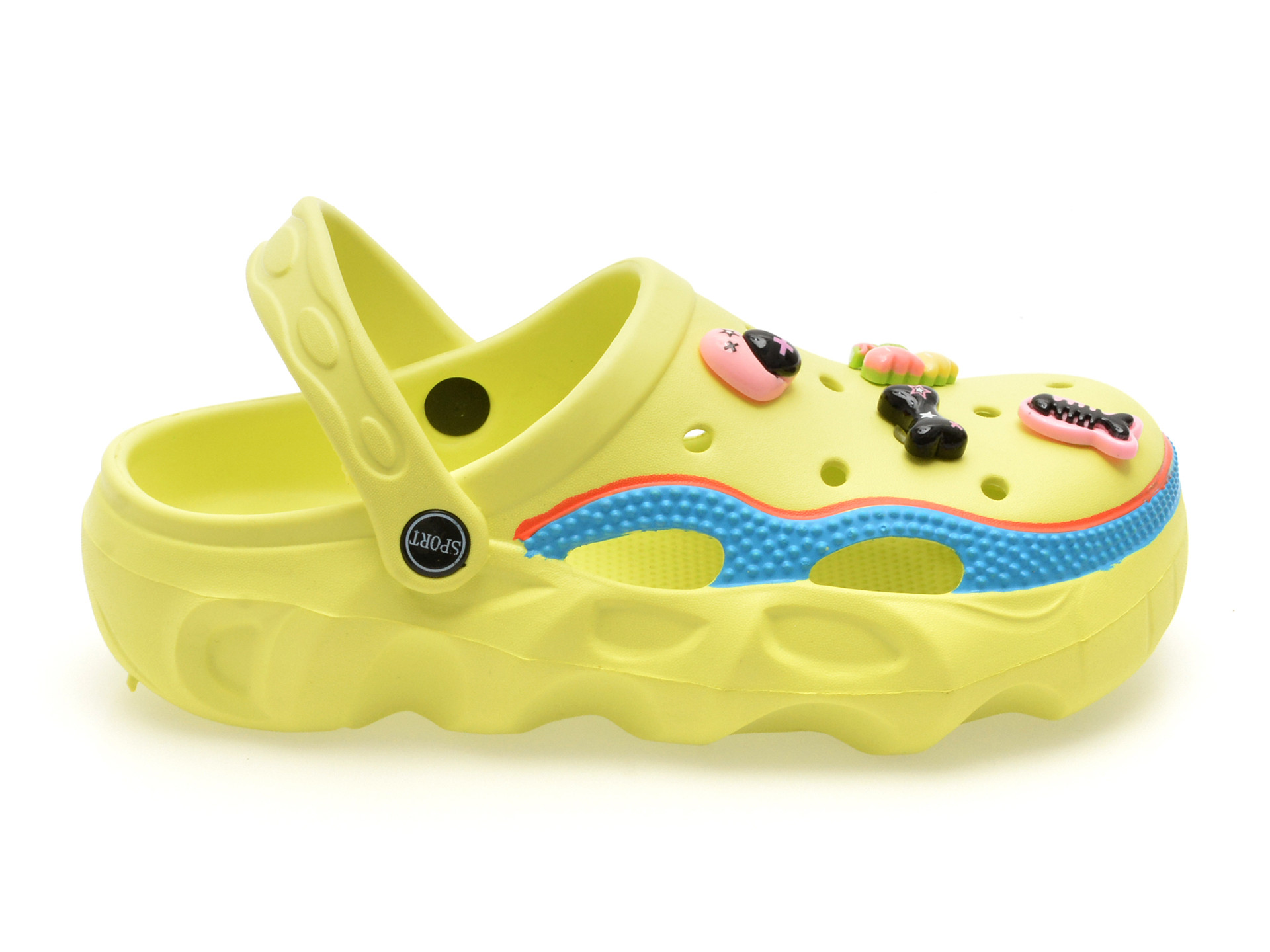 Papuci SELECTION KIDS verzi, 3039, din pvc