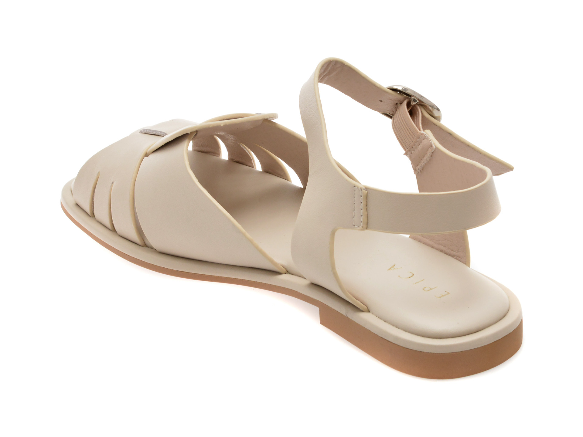 Sandale EPICA bej, 1383C20, din piele naturala