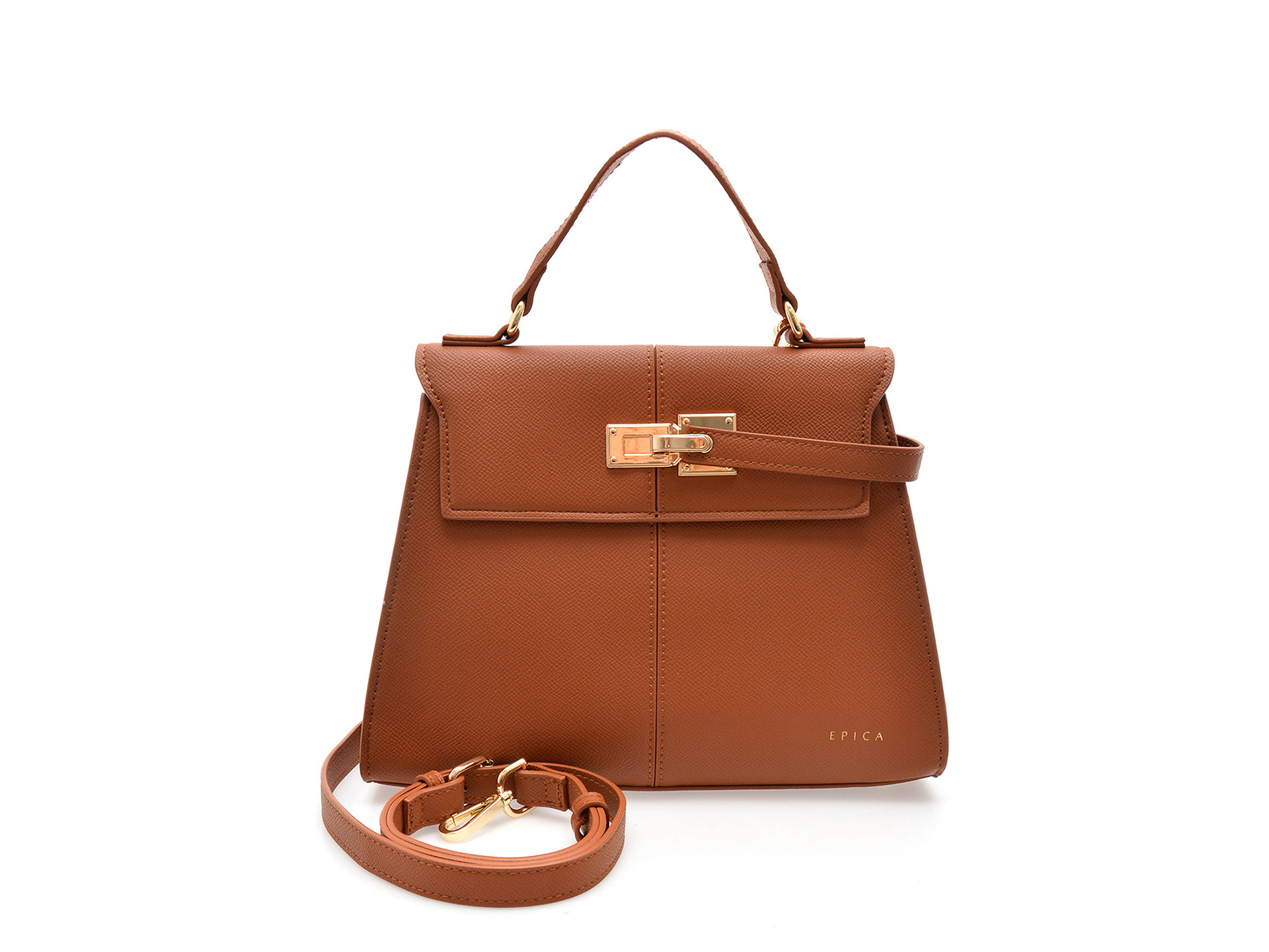 Geanta EPICA maro, 587, din piele ecologica