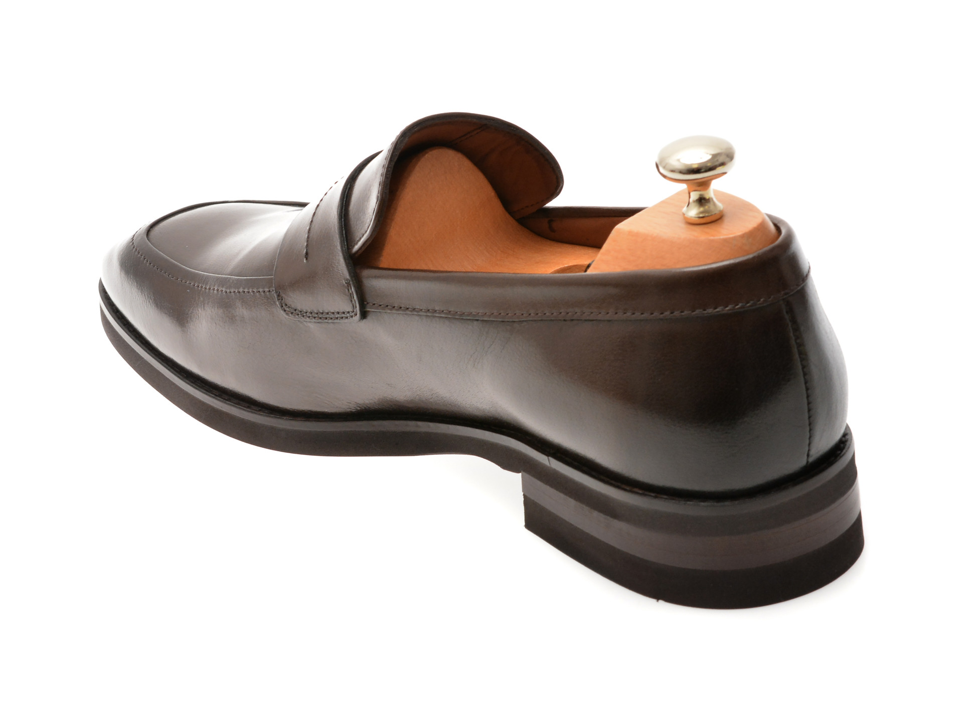 Mocasini eleganti LE COLONEL maro, 48797, din piele naturala