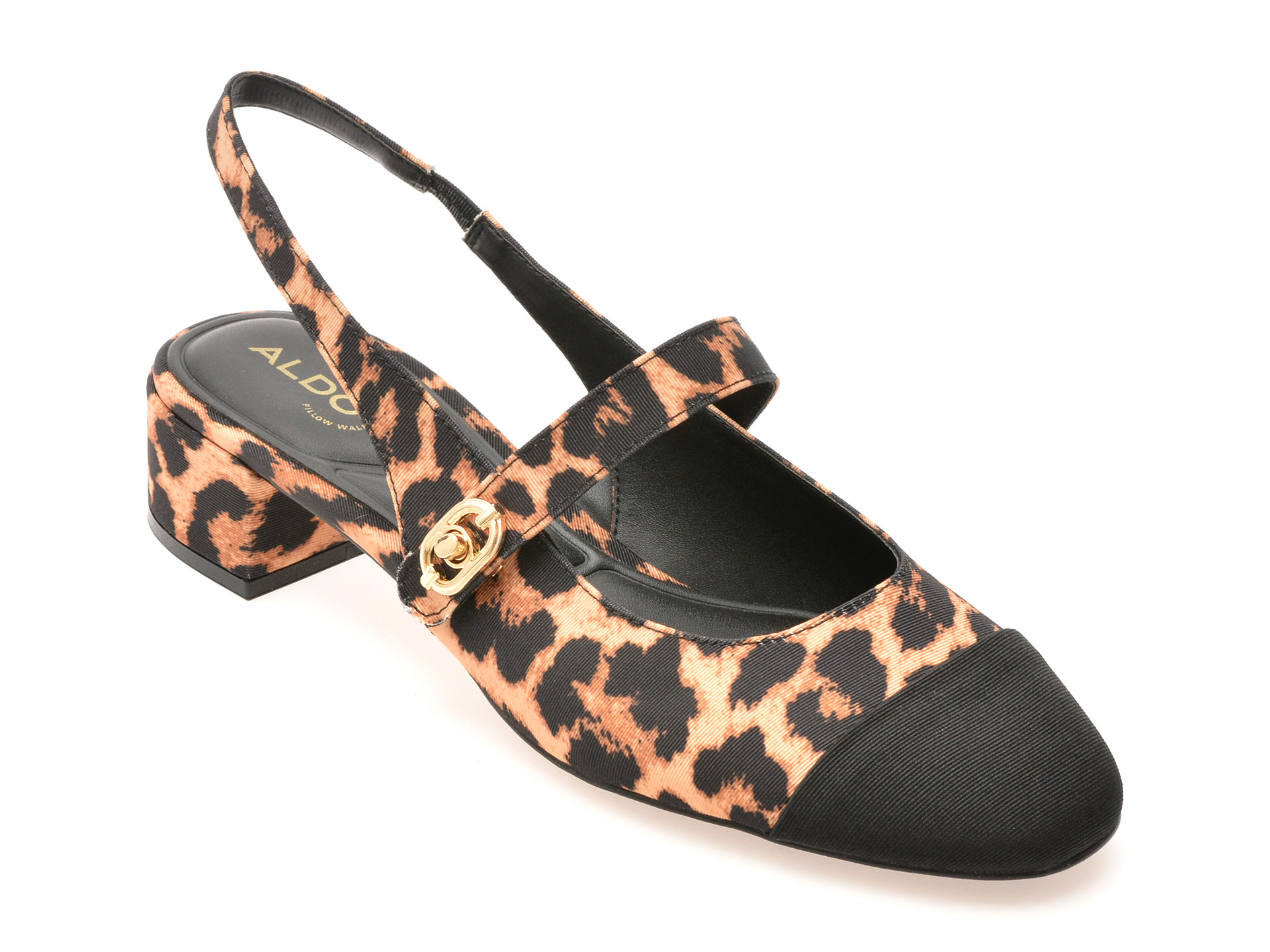Pantofi ALDO maro, AGATHE 967, din material textil