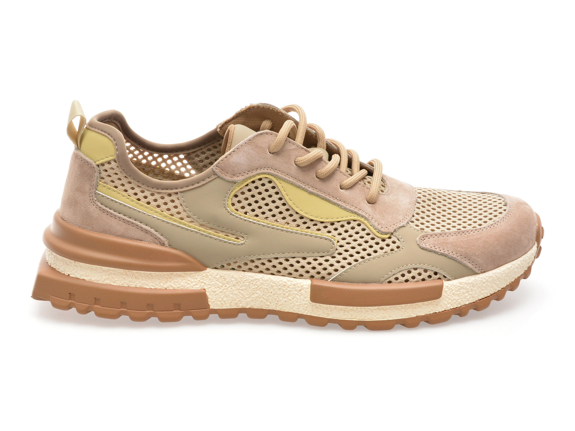 Pantofi sport GRYXX bej, 95386, din material textil
