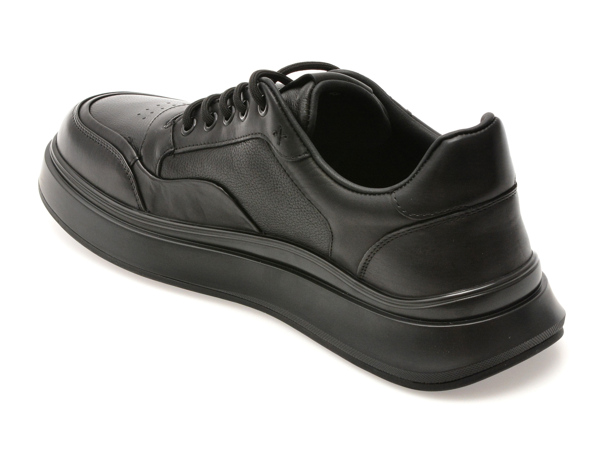 Pantofi sport EPICA negri, 81967, din piele naturala