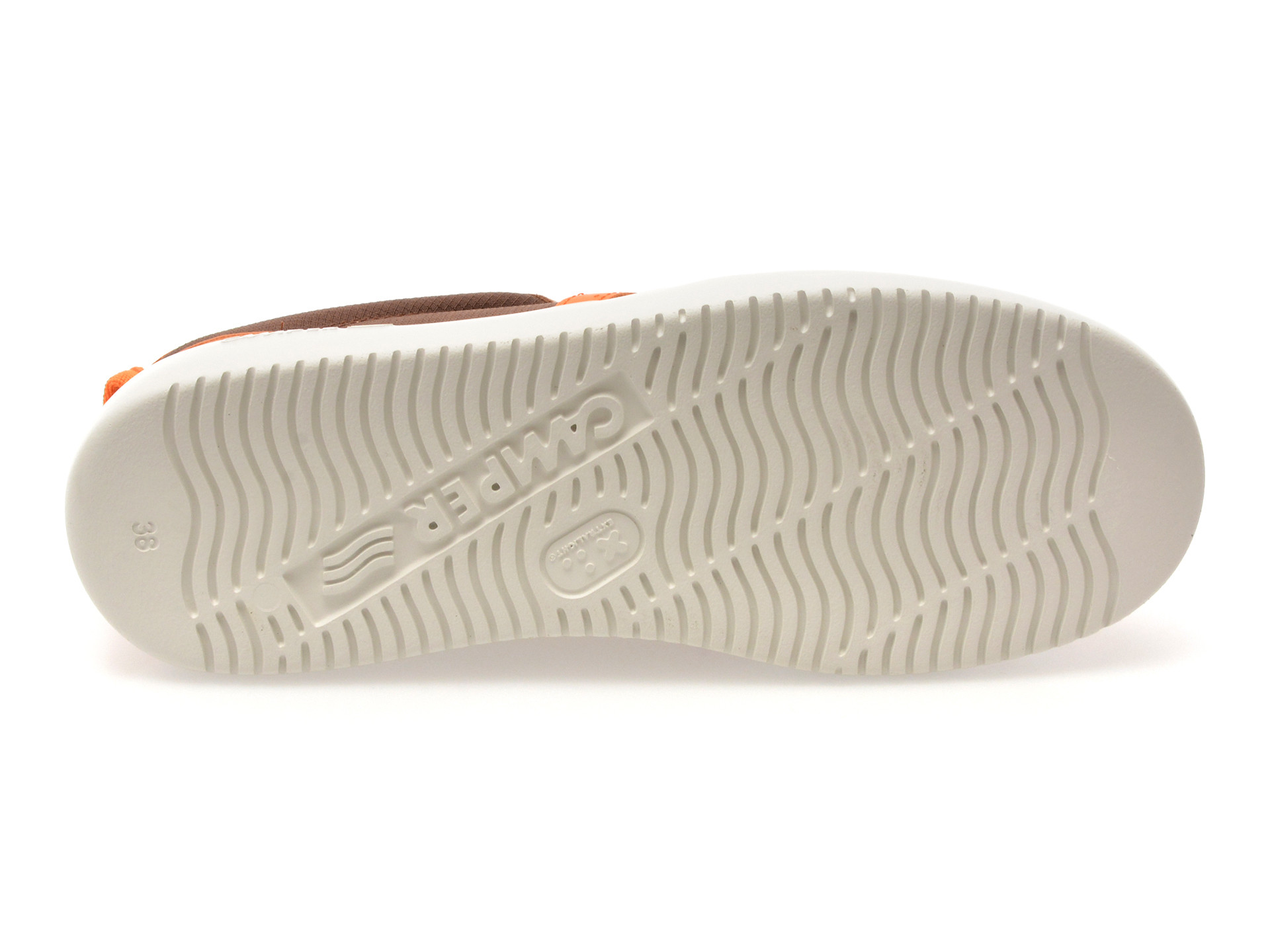 Pantofi sport CAMPER maro, RUNNER, din material textil