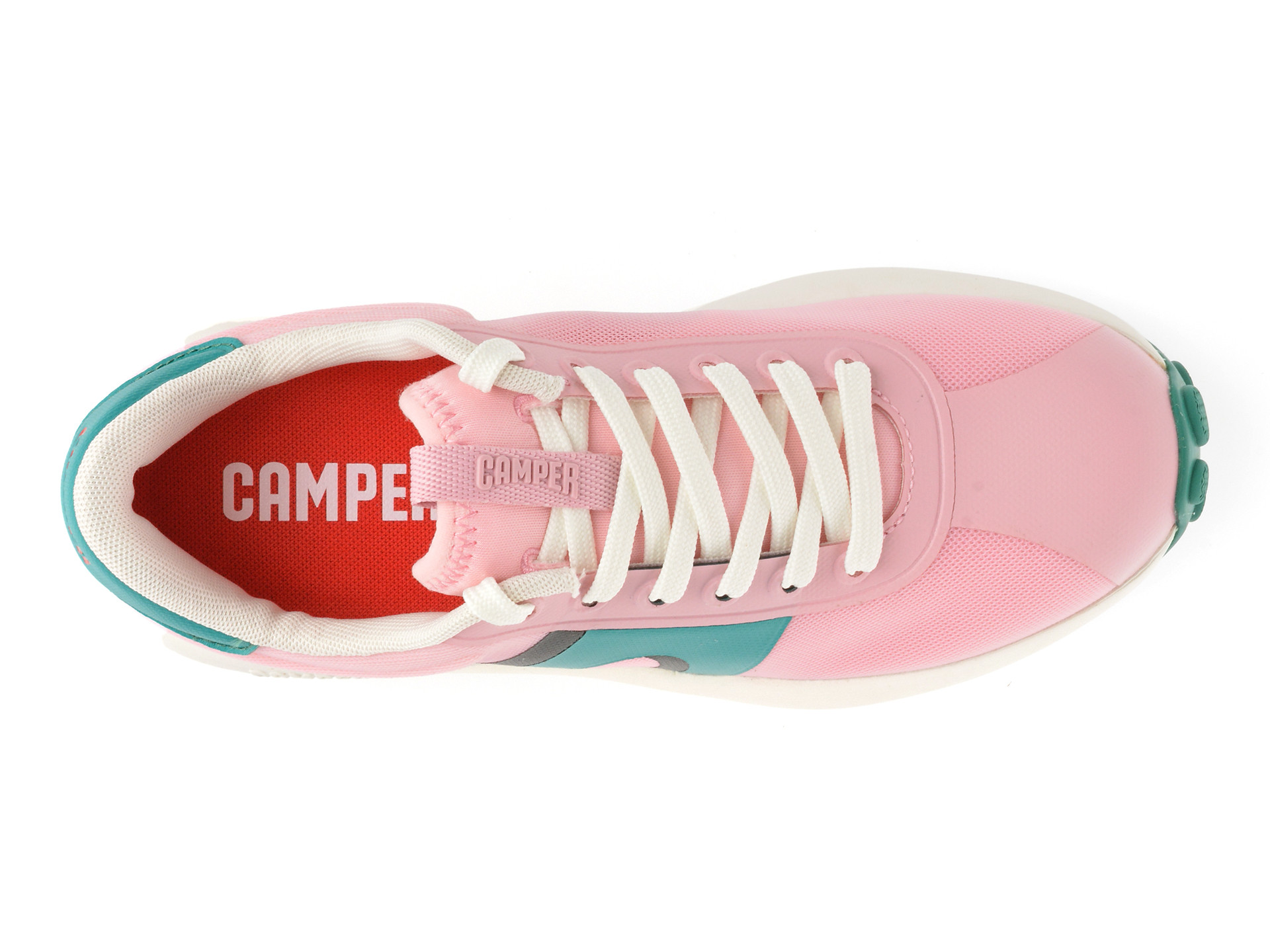 Pantofi sport CAMPER roz, PELOTAS, din material textil