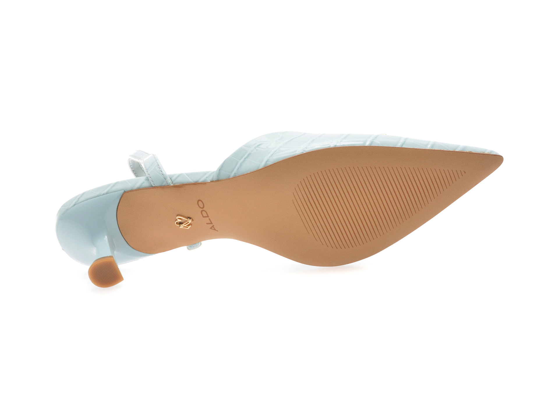 Pantofi eleganti ALDO albastri, DELICATE 457, din piele ecologica