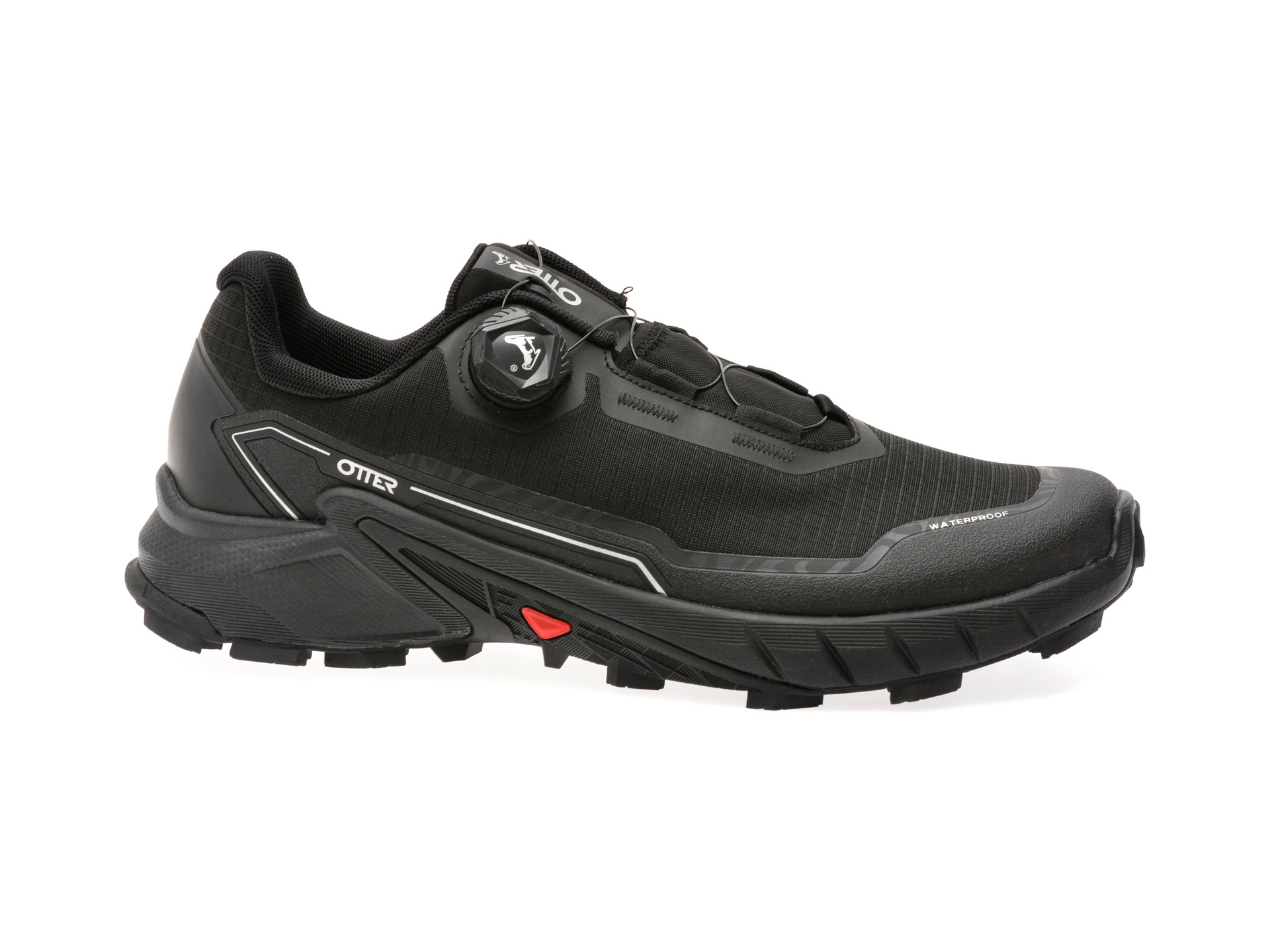 Pantofi sport OTTER negri, 902, din material textil