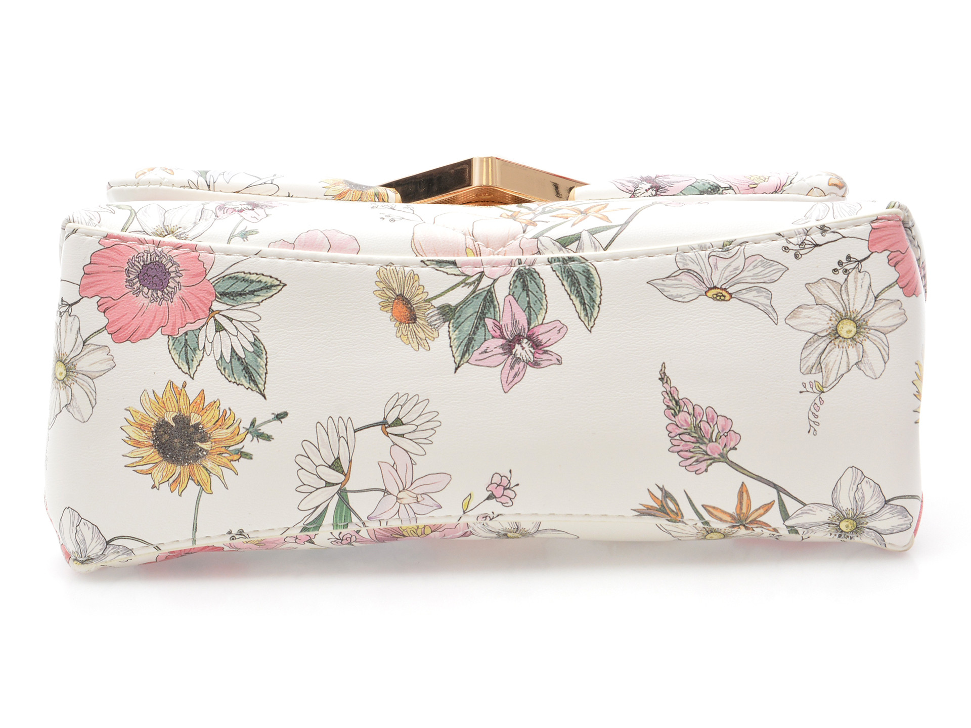 Geanta ALDO alba, LUNARIA 540, din piele ecologica