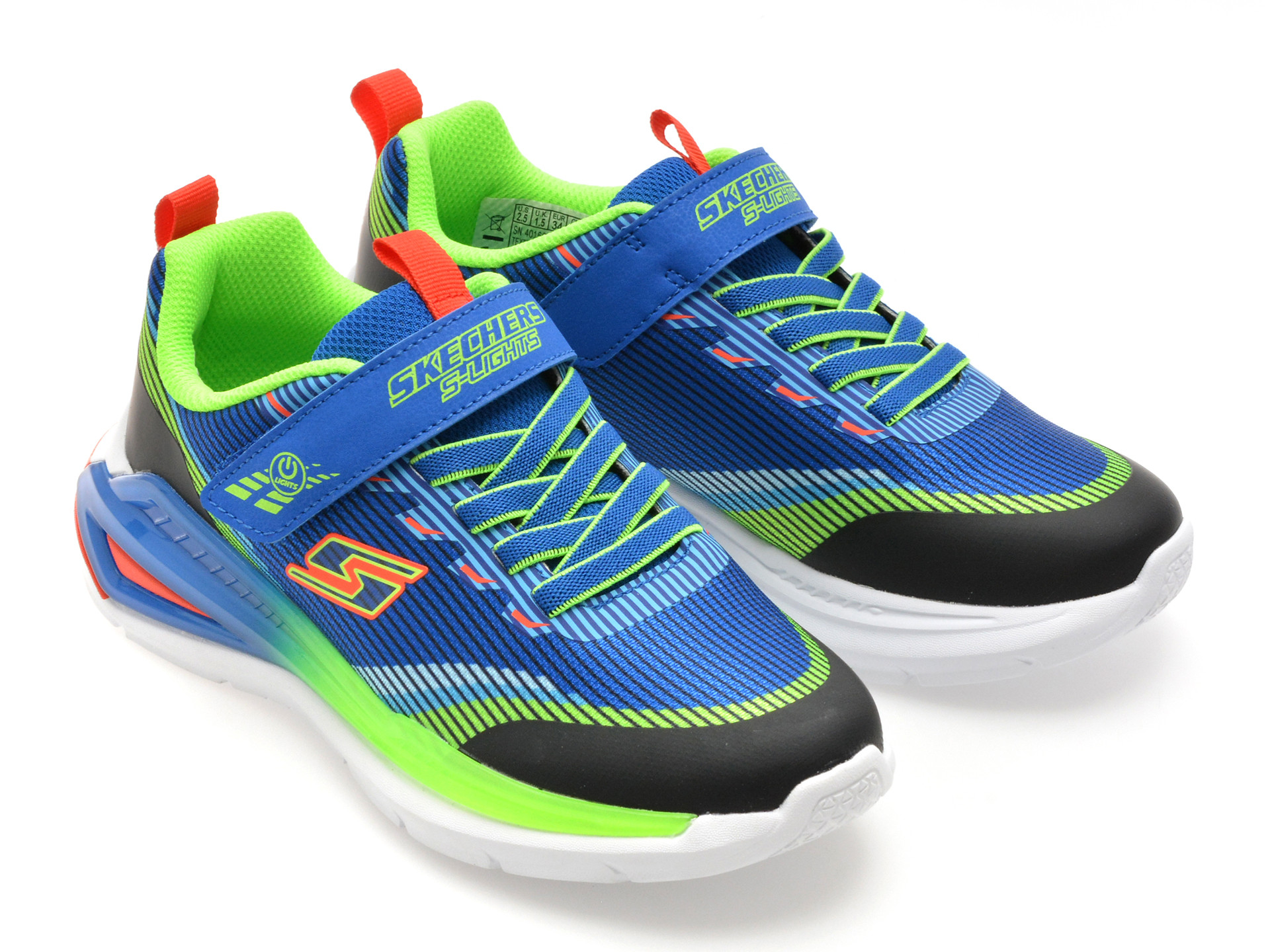 Pantofi sport SKECHERS albastri, TRI-NAMICS 2.0, din material textil