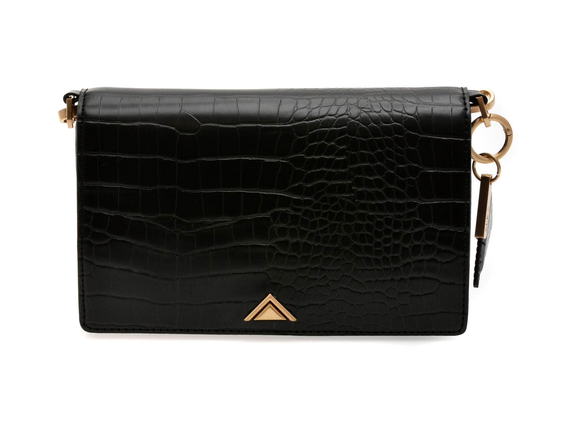 Geanta ALDO neagra, LILYTH 006, din piele ecologica