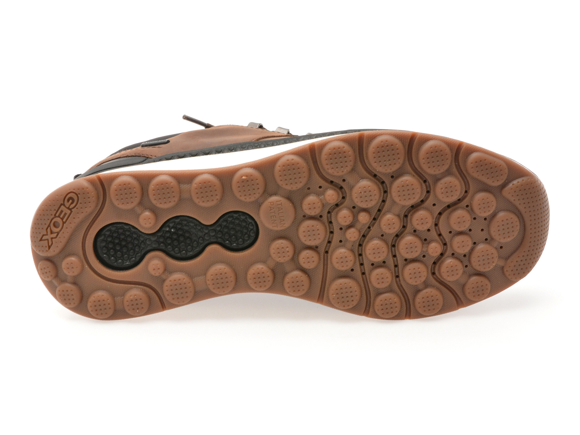 Pantofi sport GEOX maro, U56HMA, din piele naturala
