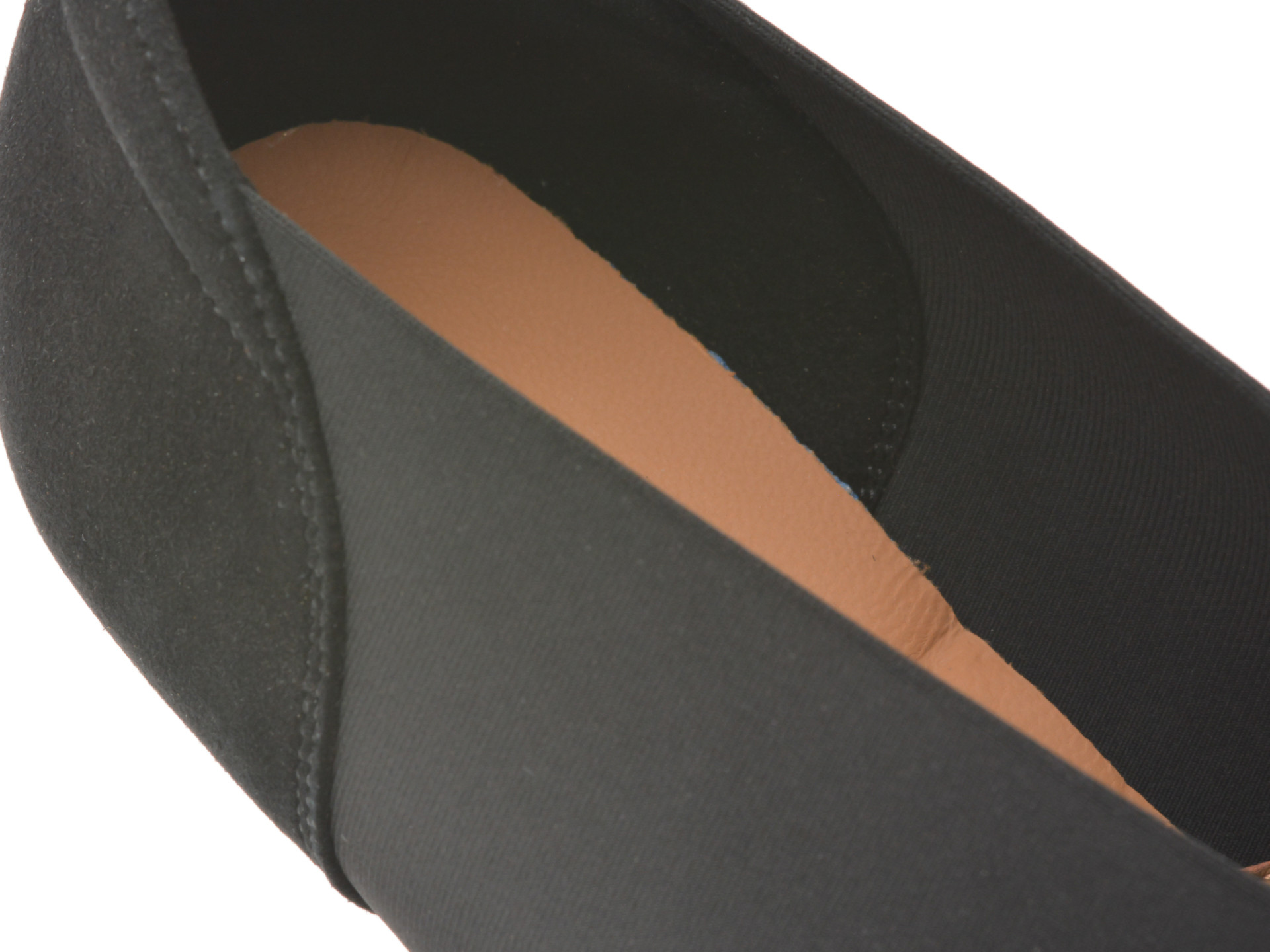 Pantofi eleganti EPICA negri, 3D7535, din piele intoarsa