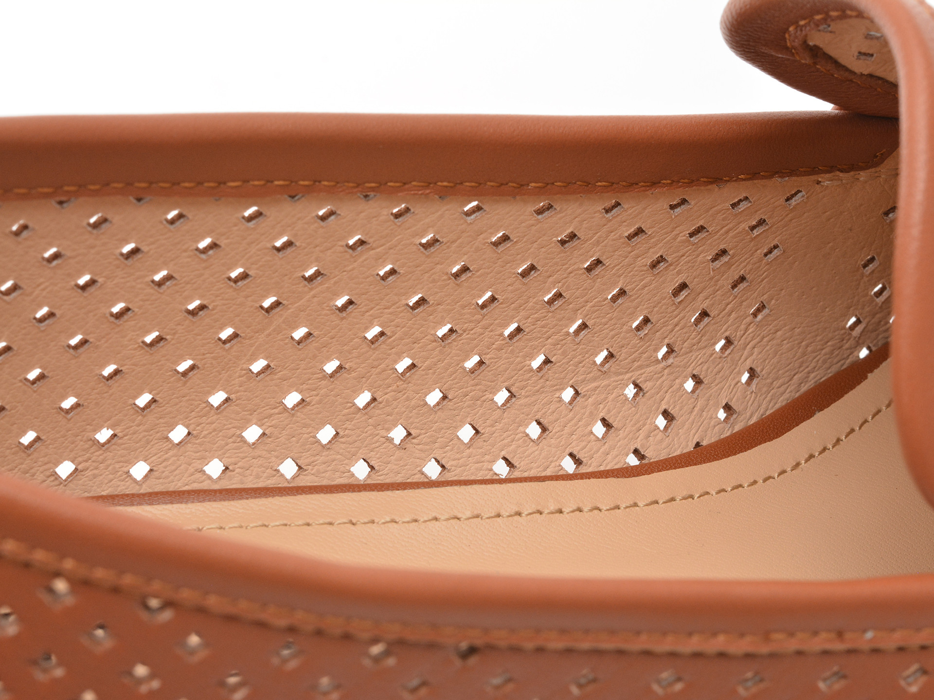 Mocasini IMAGE maro, HR364, din piele naturala