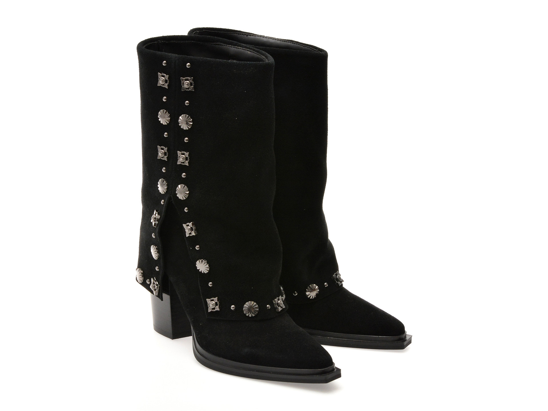 Ciocate elegante ALDO negre, 5R63B, din piele intoarsa