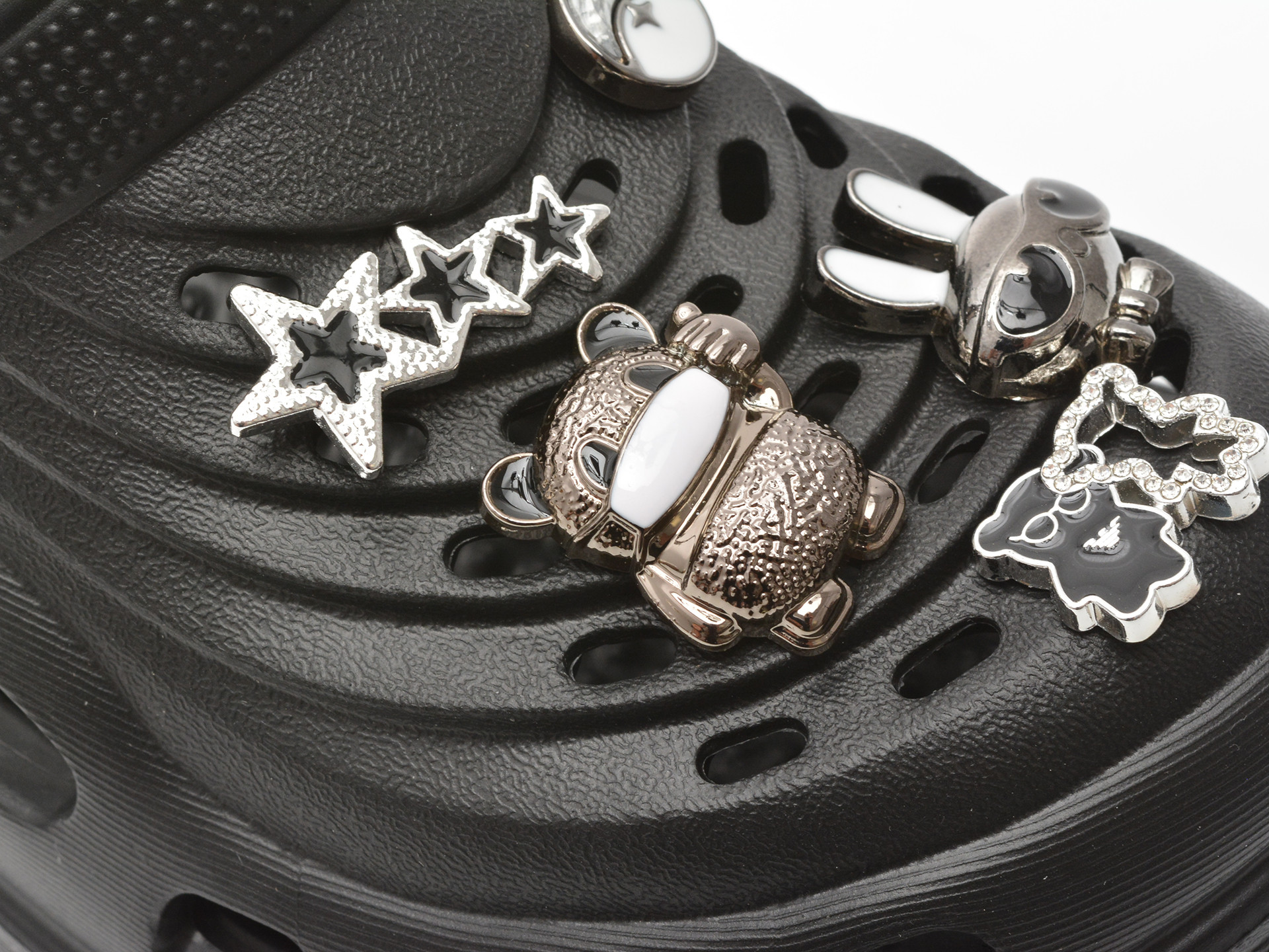 Papuci GRYXX negri, 2510, din pvc