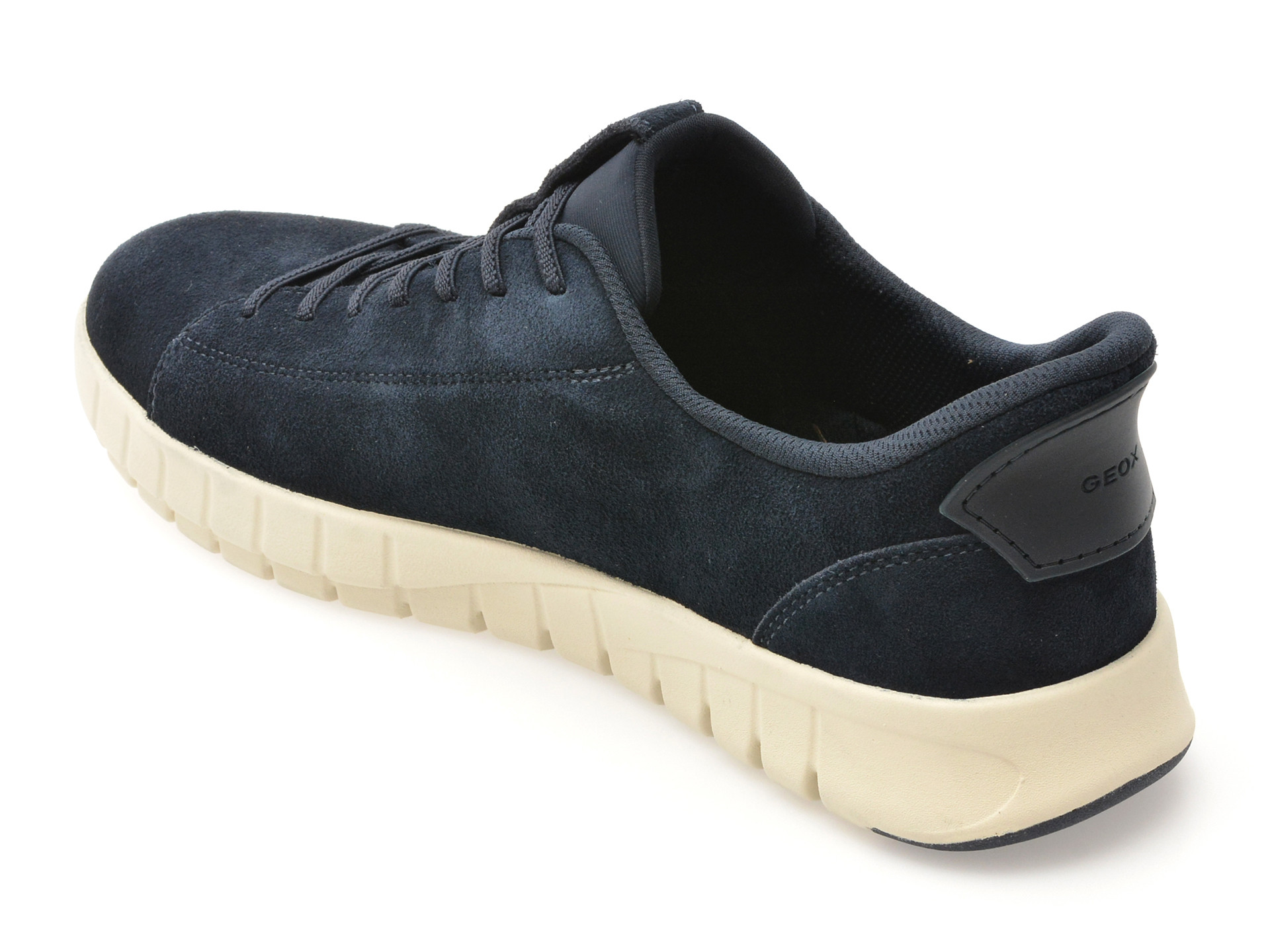 Pantofi sport GEOX bleumarin, U56MAA, din piele intoarsa