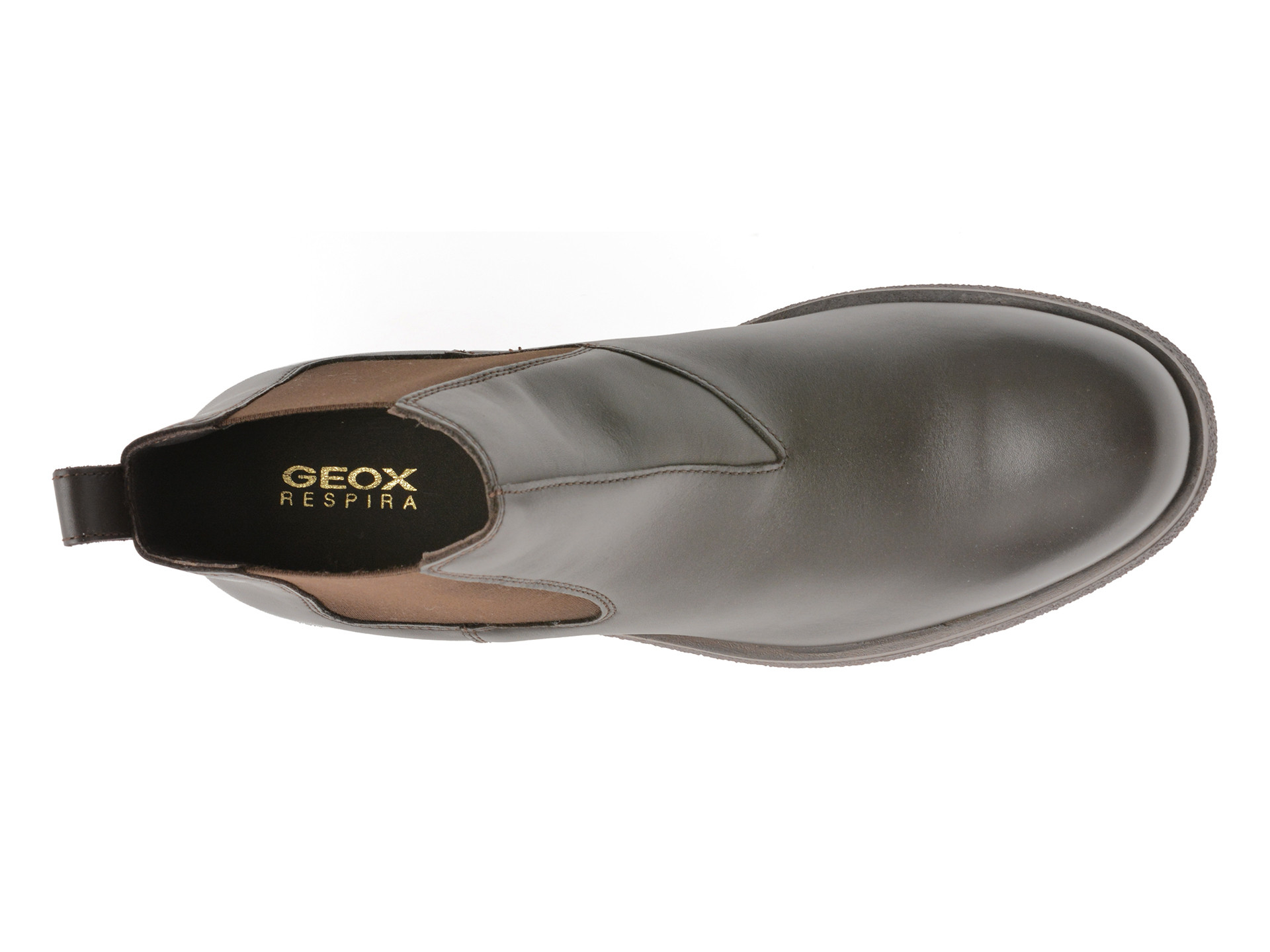 Ghete GEOX maro, U2658A, din piele naturala