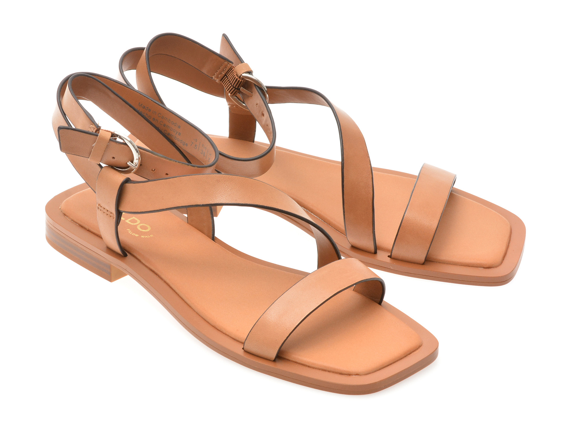 Sandale ALDO maro, GRUGAR 230, din piele naturala