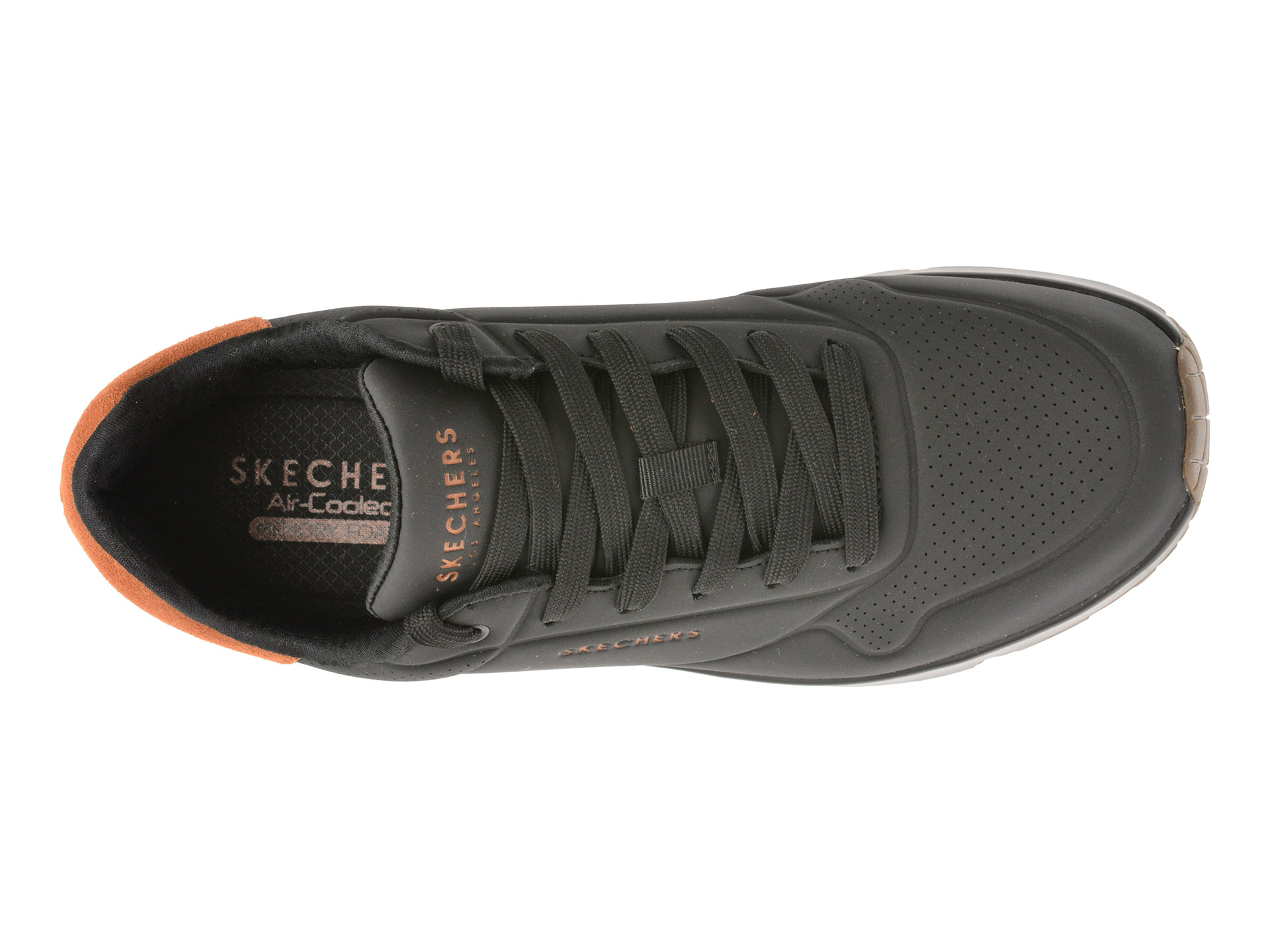 Pantofi sport SKECHERS negri, UNO, din piele ecologica