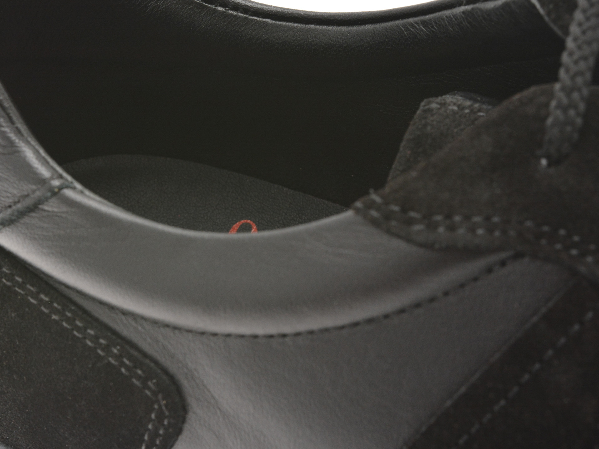 Pantofi sport OTTER negri, 6541, din piele naturala