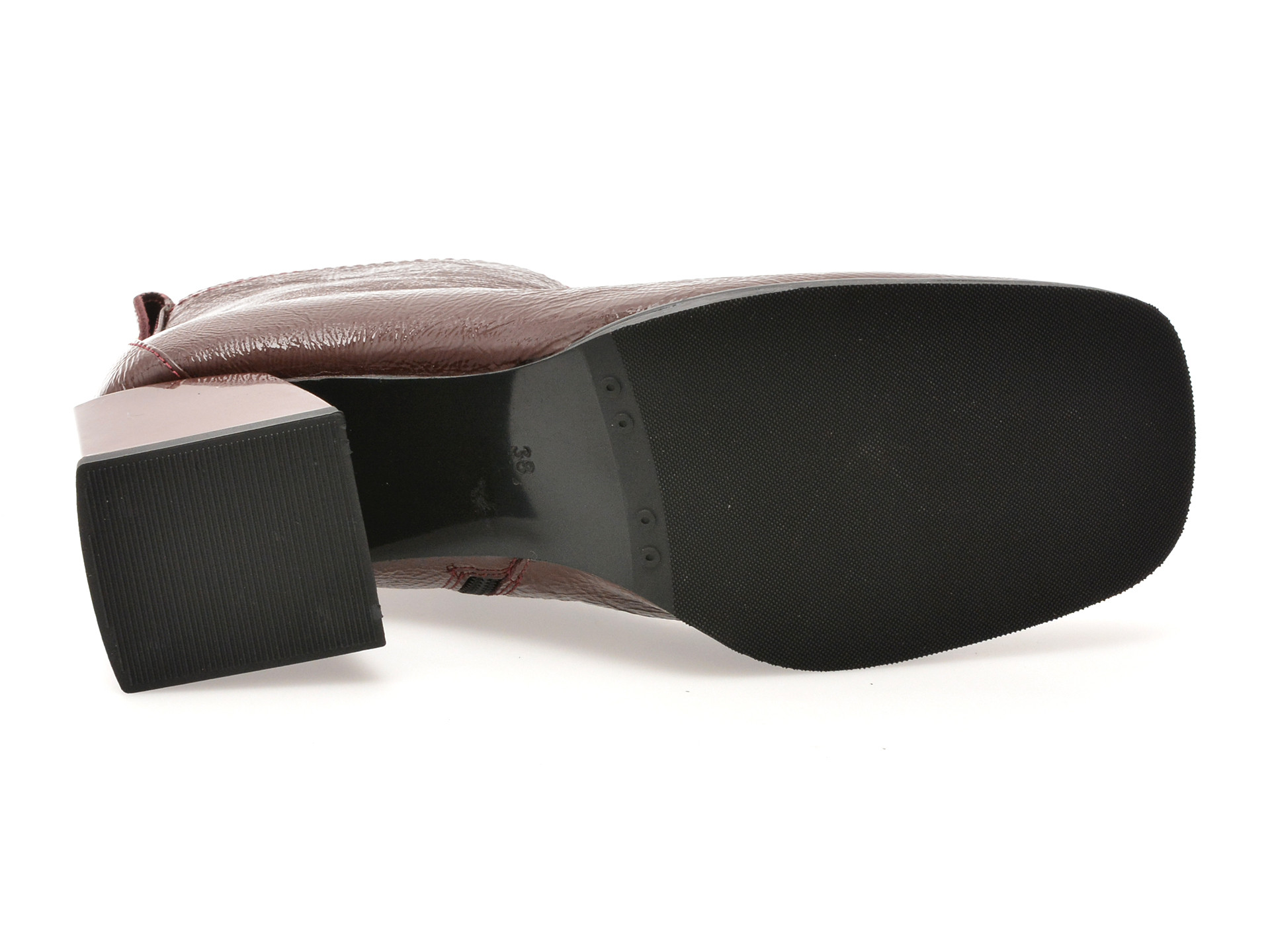 Ghete EPICA visinii, 2771039, din piele naturala lacuita