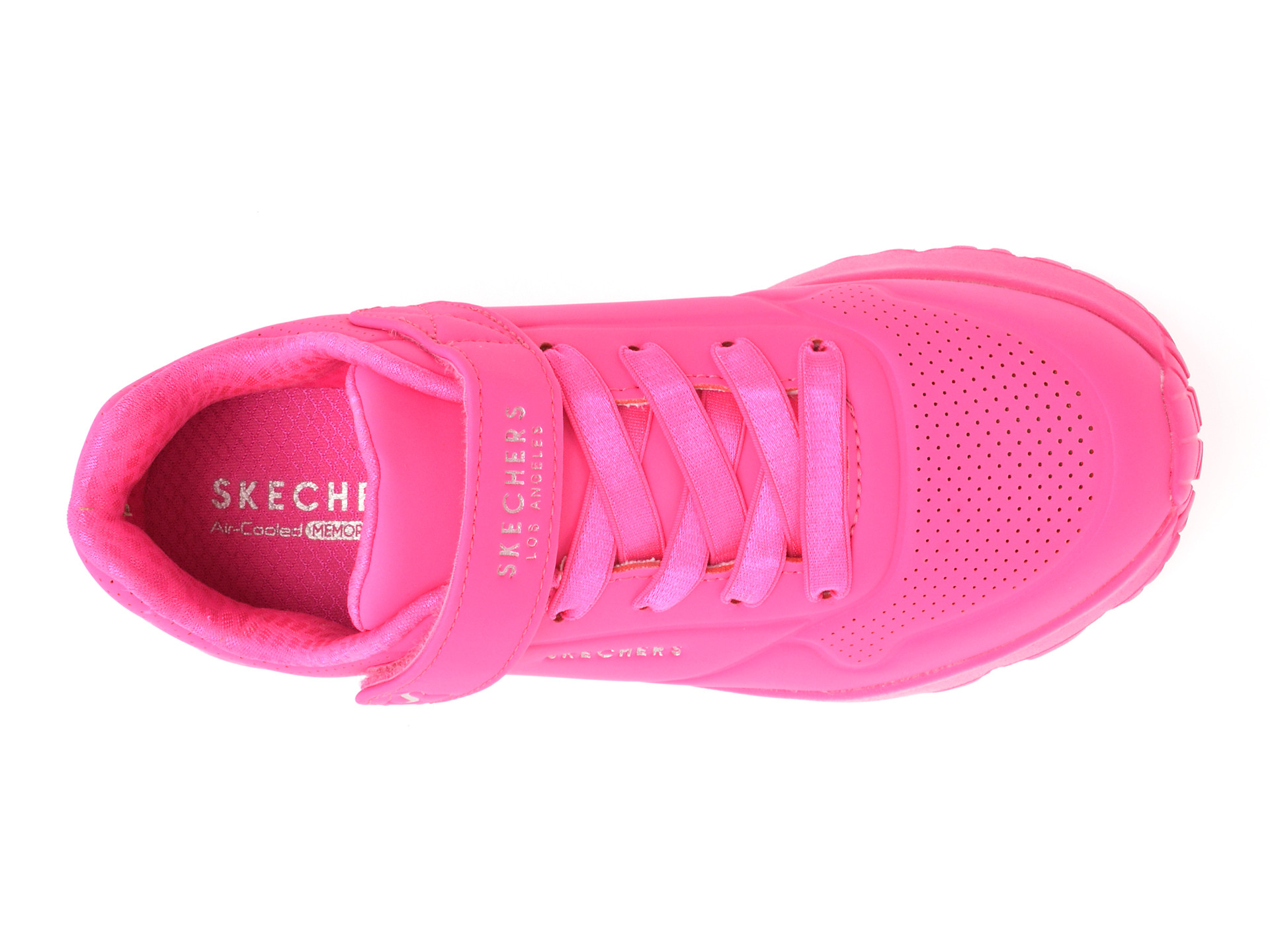 Pantofi sport SKECHERS roz, UNO LITE , din piele ecologica