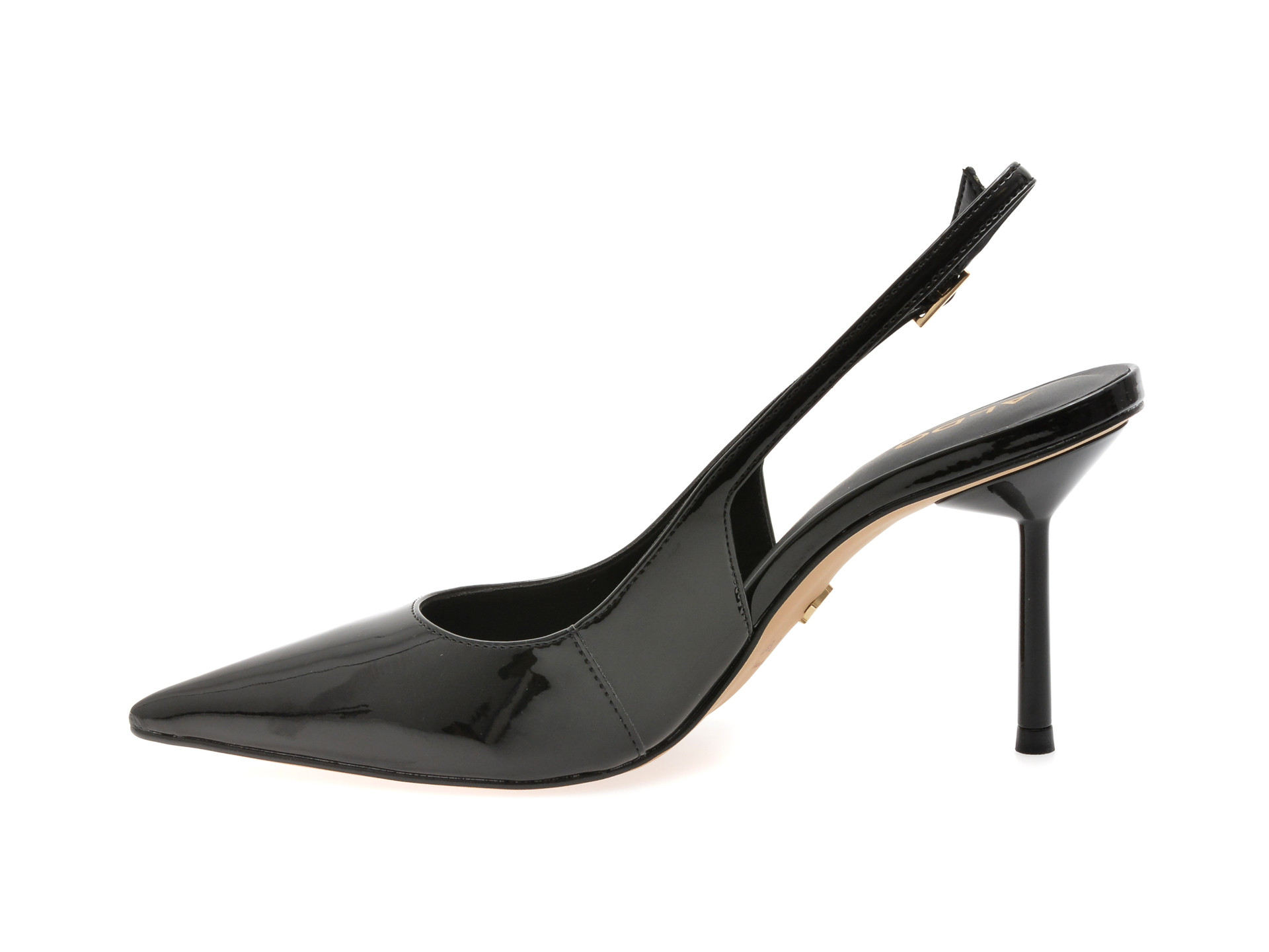 Pantofi eleganti ALDO negri, SERALINA 001, din piele ecologica lacuita