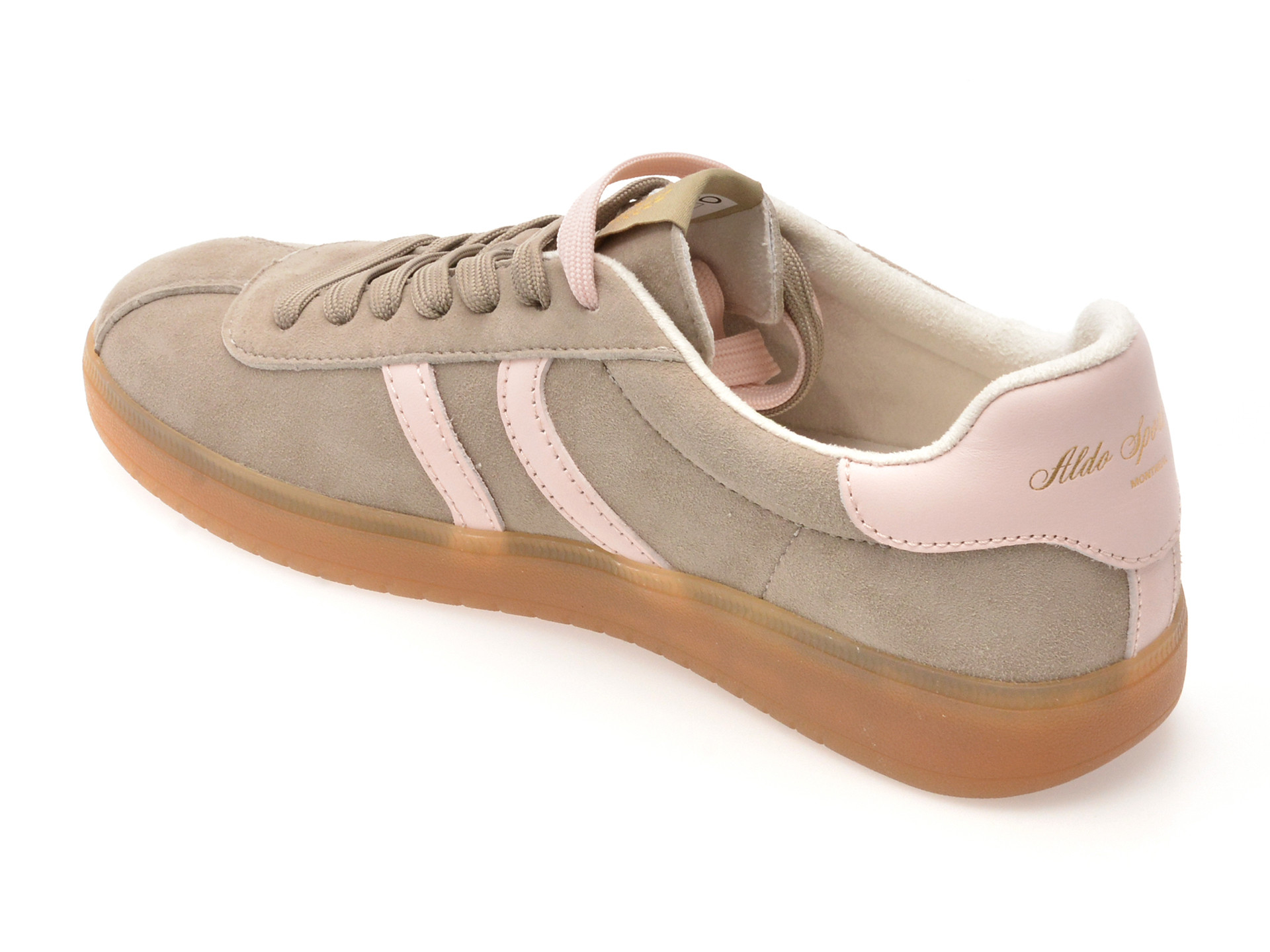 Pantofi sport ALDO verzi, CHICSNEAKER 340, din piele intoarsa