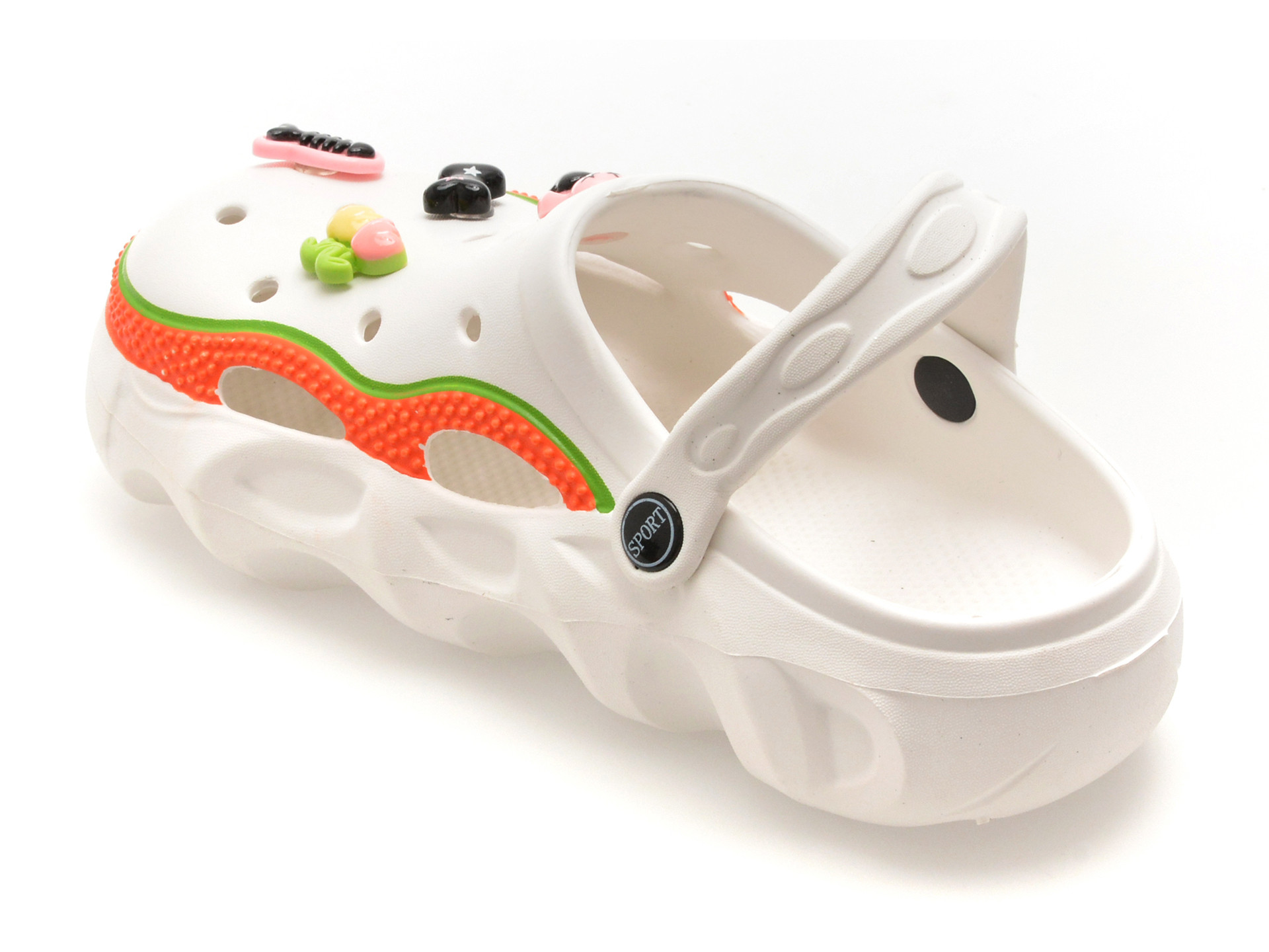 Papuci SELECTION KIDS albi, 3039, din pvc